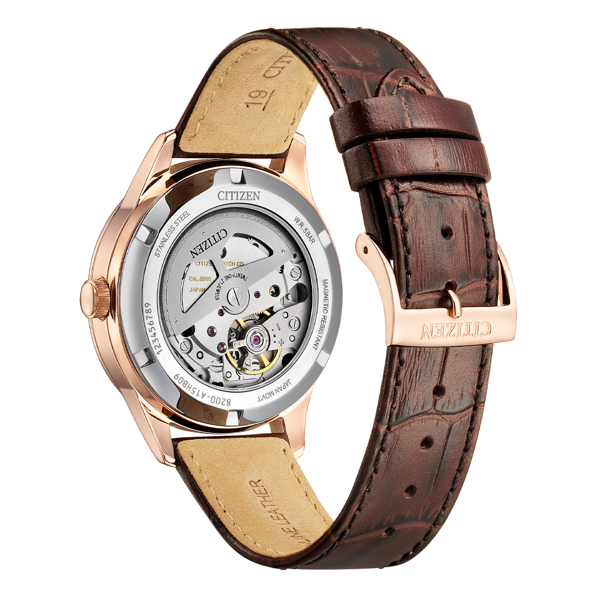 Citizen Mechanical Automatic Pink Gold NY4062-04X