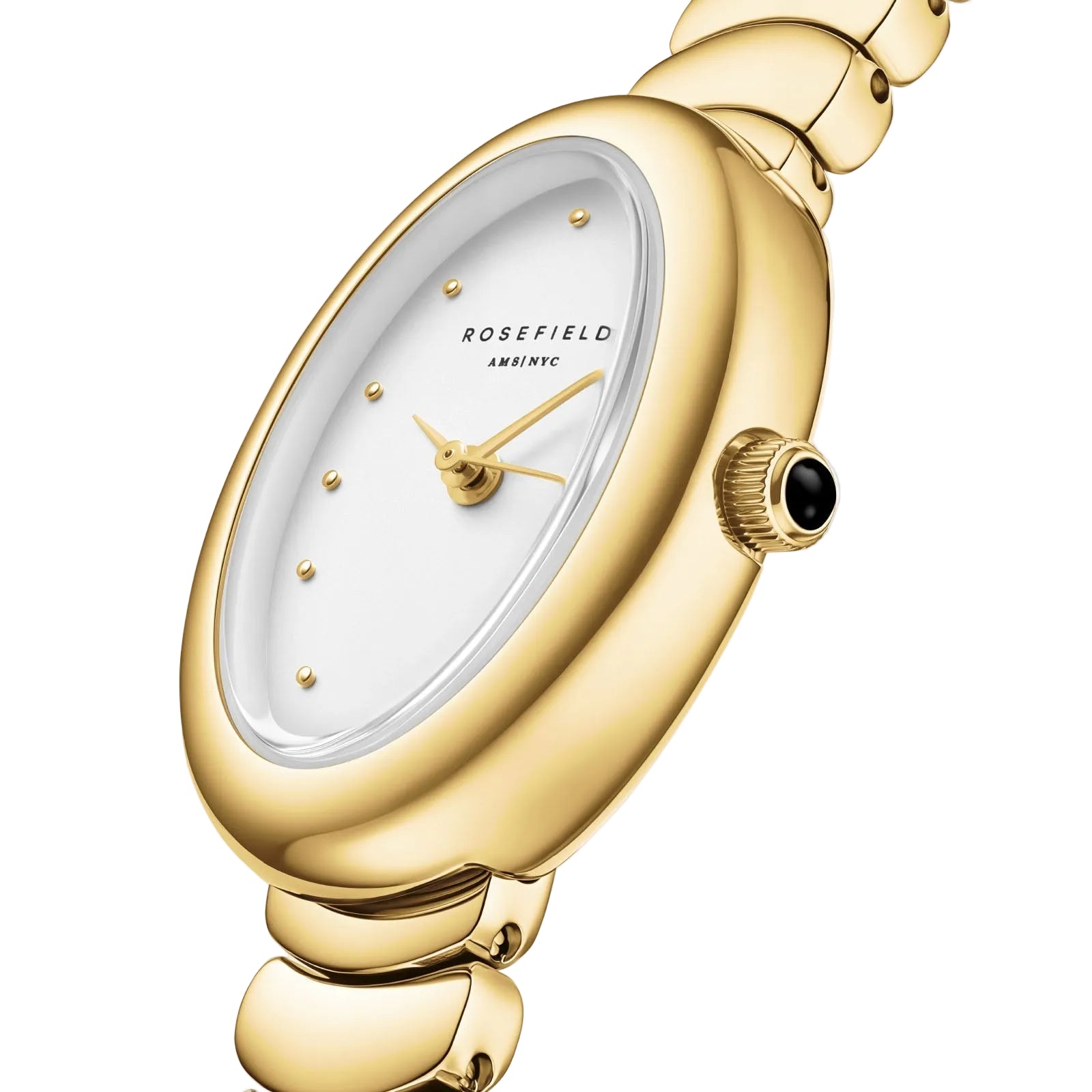 Rosefield Oval Pearl Dial Finish Watch OVWGSG-OV19