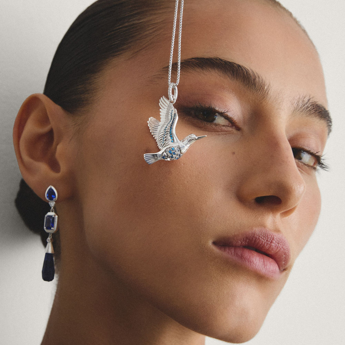 Thomas Sabo Pendant kingfisher with stones