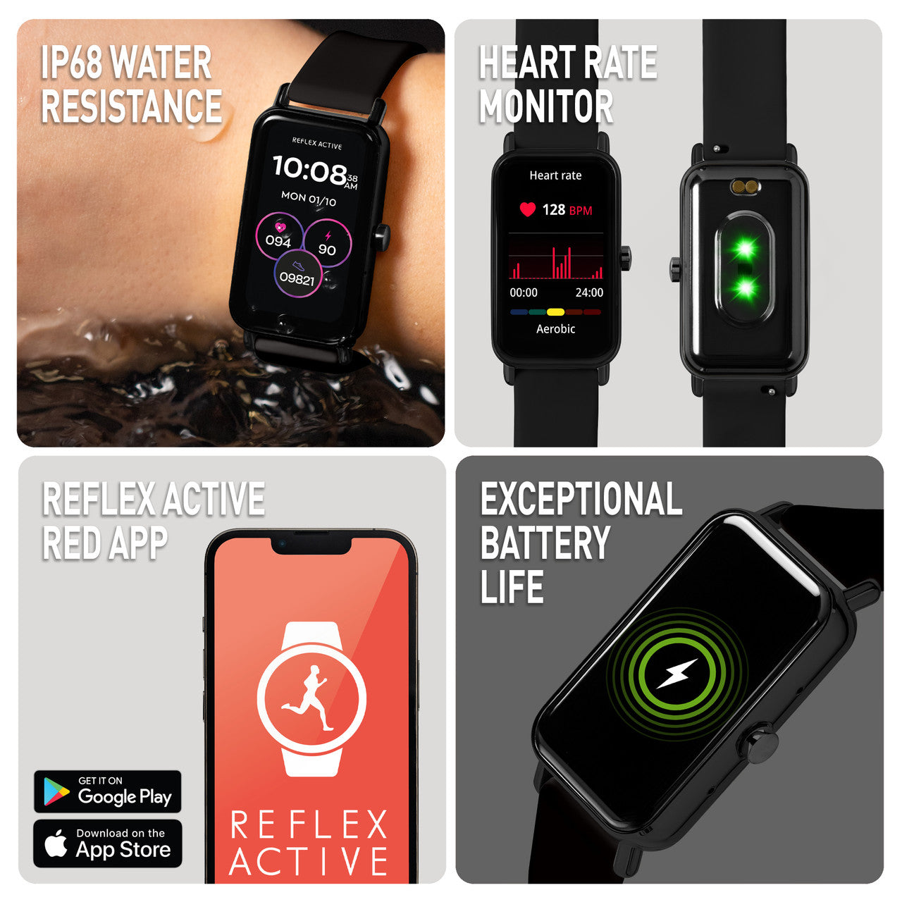 Reflex Active Series Nexus Black Strap