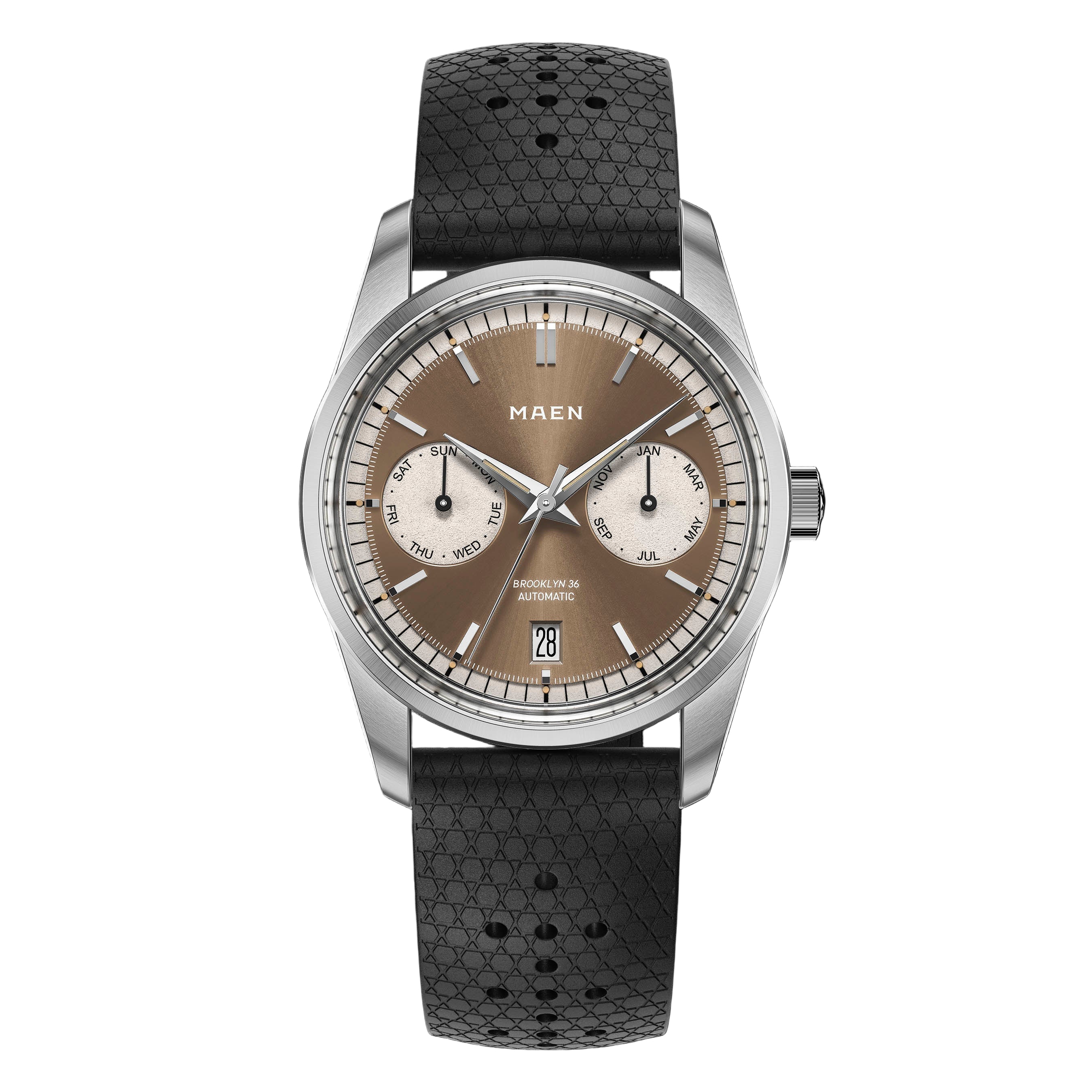 MAEN M5.1.6 Brooklyn 36 Triple Calendar Automatic Watch