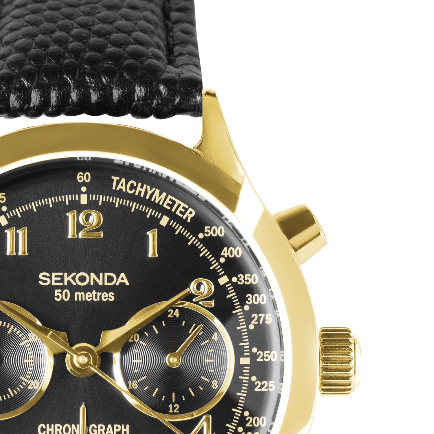 Sekonda Archer 40mm Men's Watch Durable Black Band