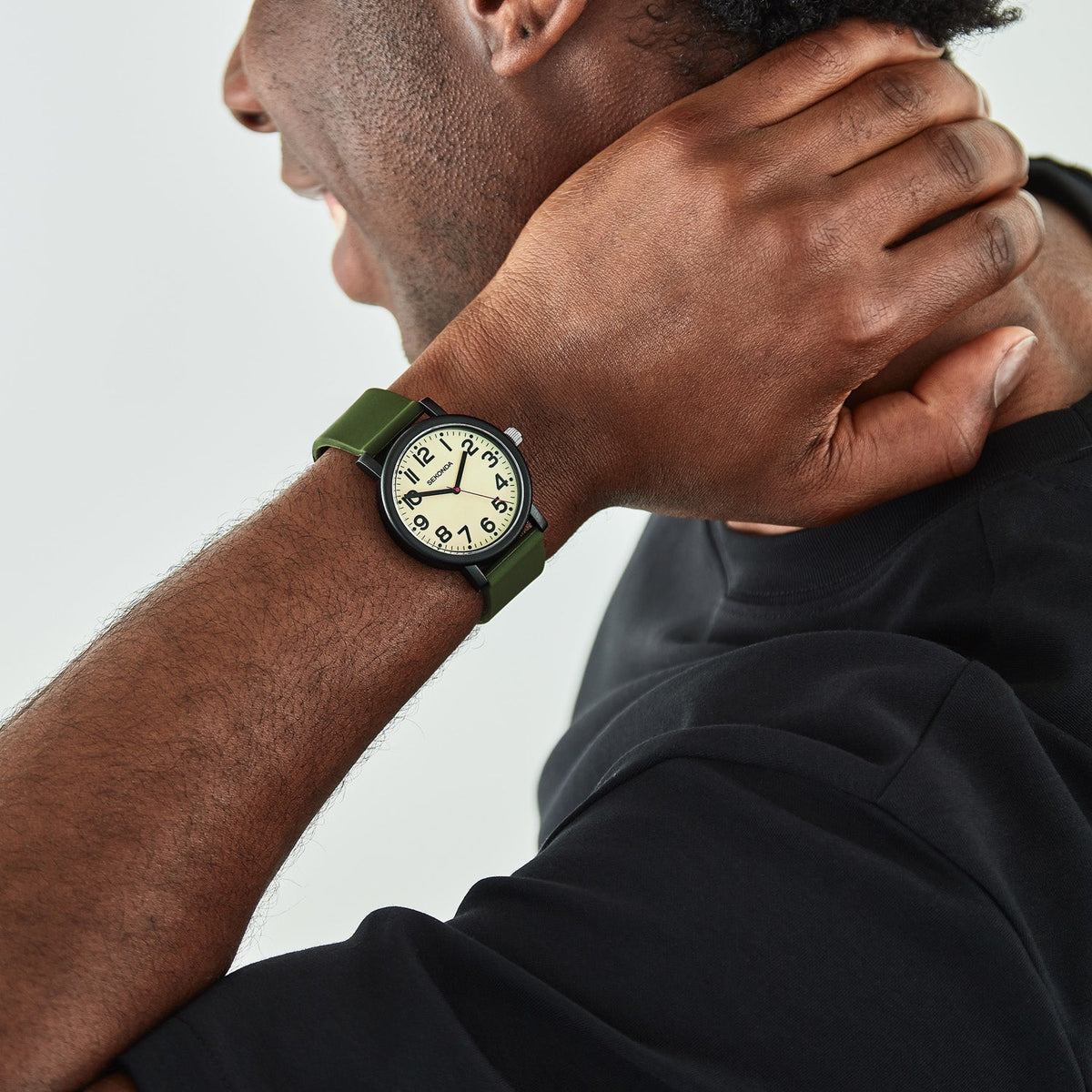 Sekonda Nova Light Green Dial Green Silicone Unisex Watch SK30360 view 2