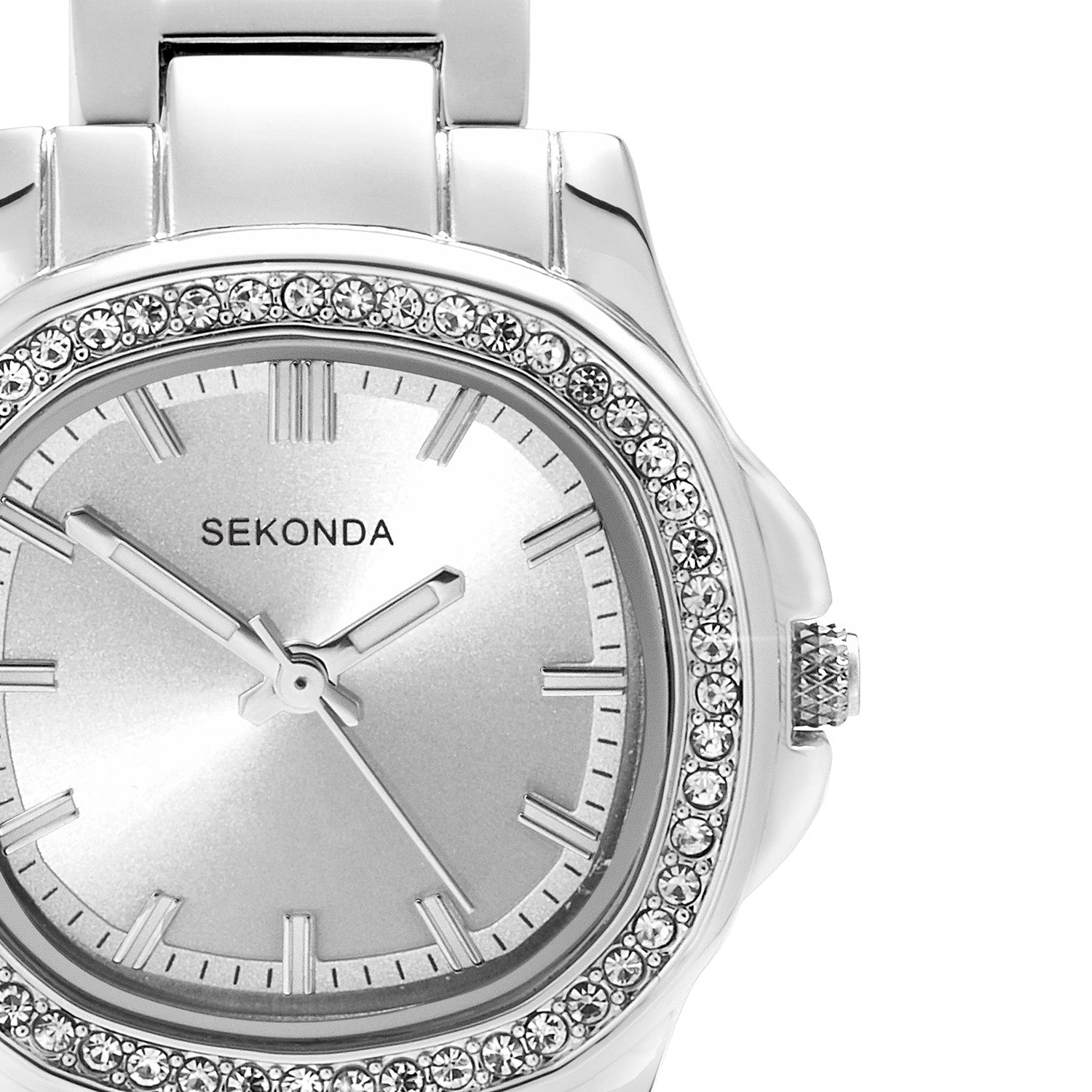Sekonda Womens Octaire Silver Dial Stainless Steel Bracelet Watch