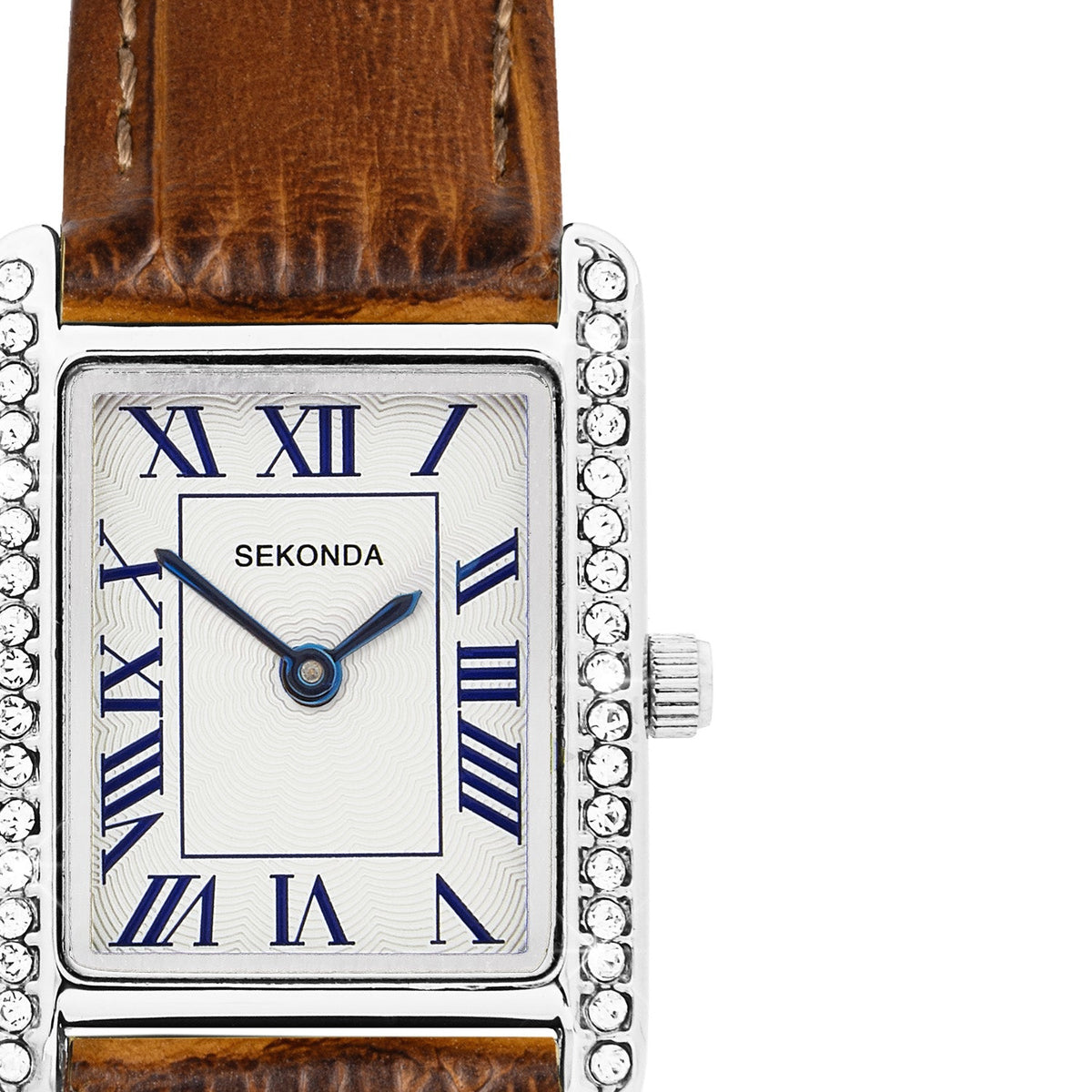 Sekonda Colette White Dial 22mm Womens Watch Brown SK40736