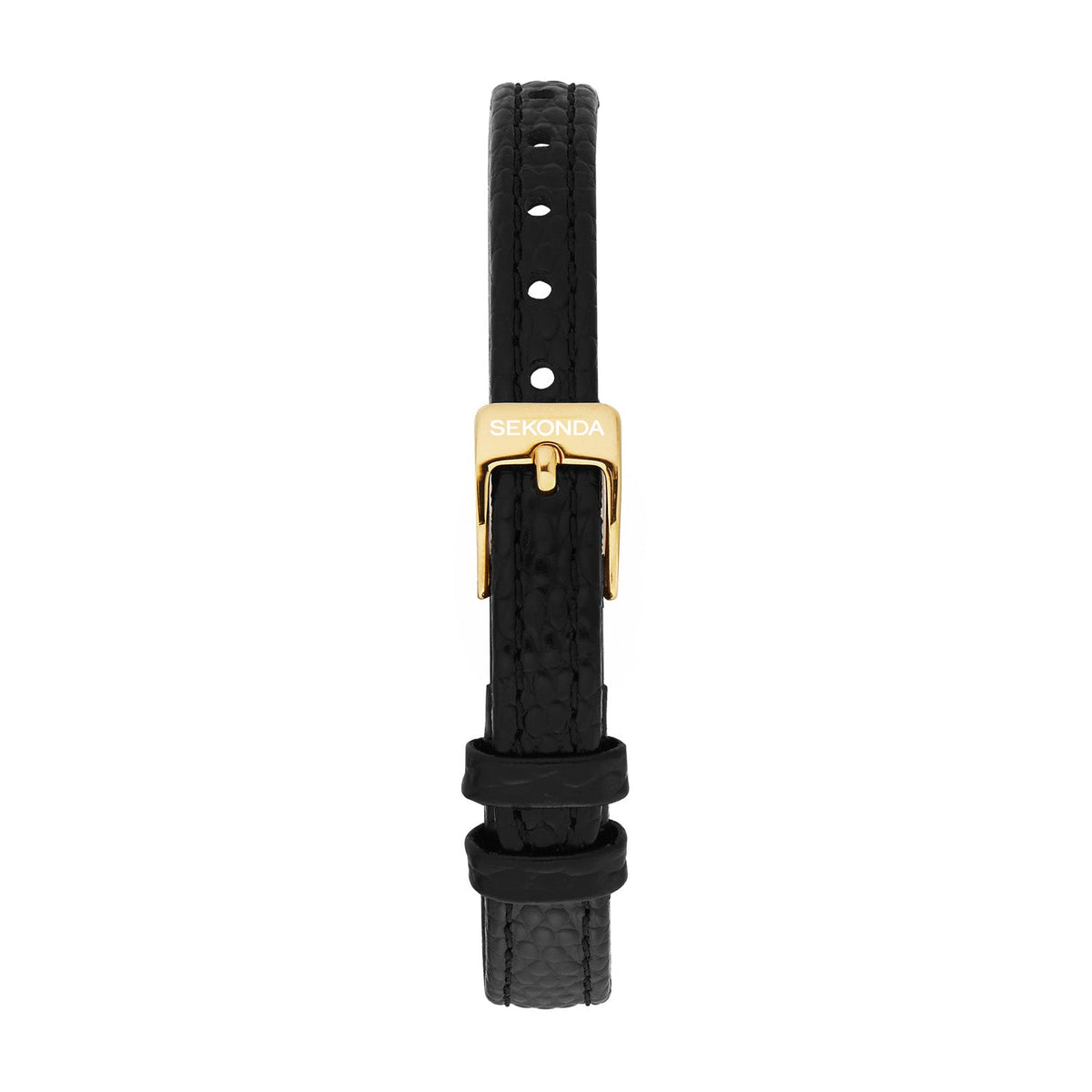 Sekonda Bellamy White Dial 23mm Womens Watch Black SK40743