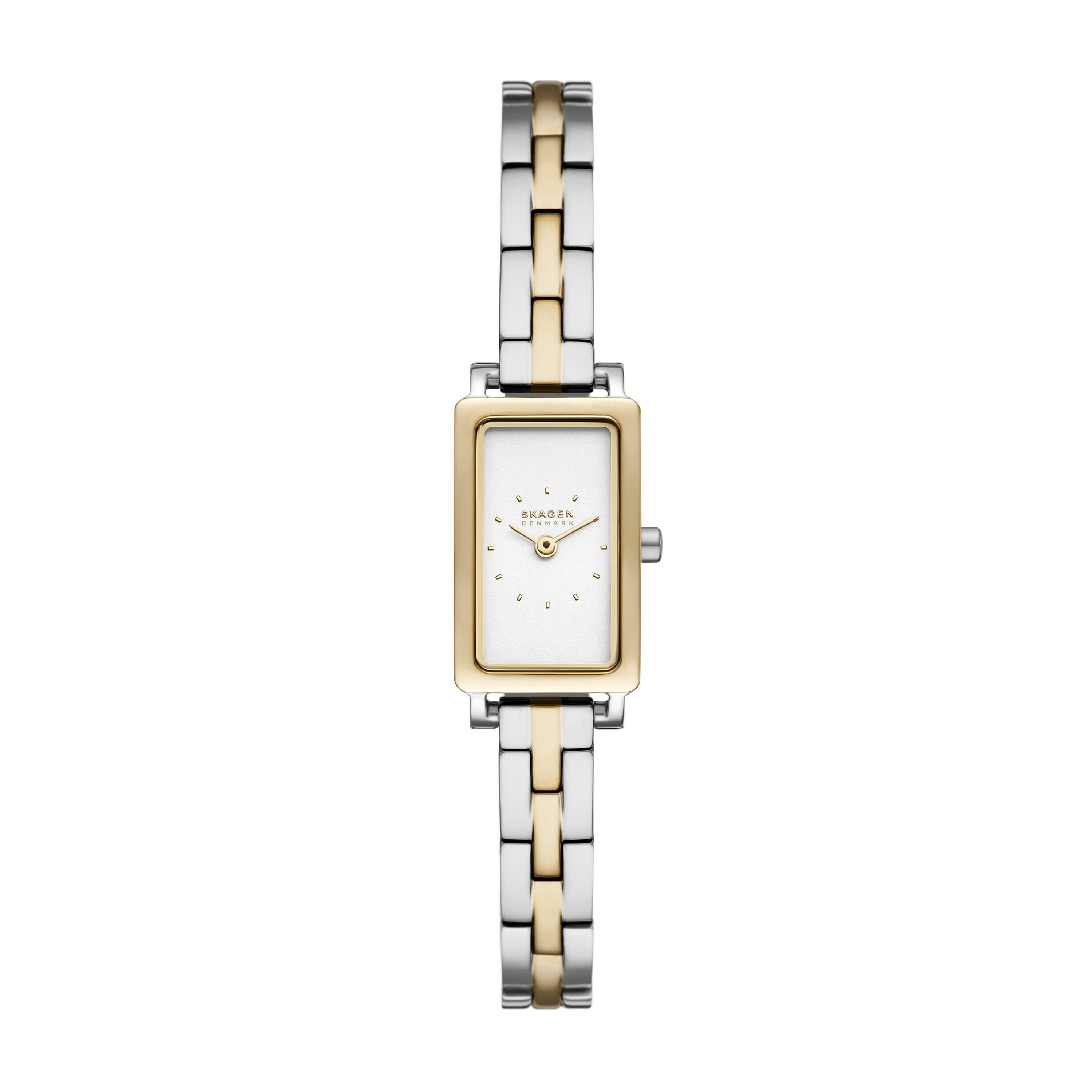 Skagen Hagen Micro White Dial Two Tone Watch SKW3155