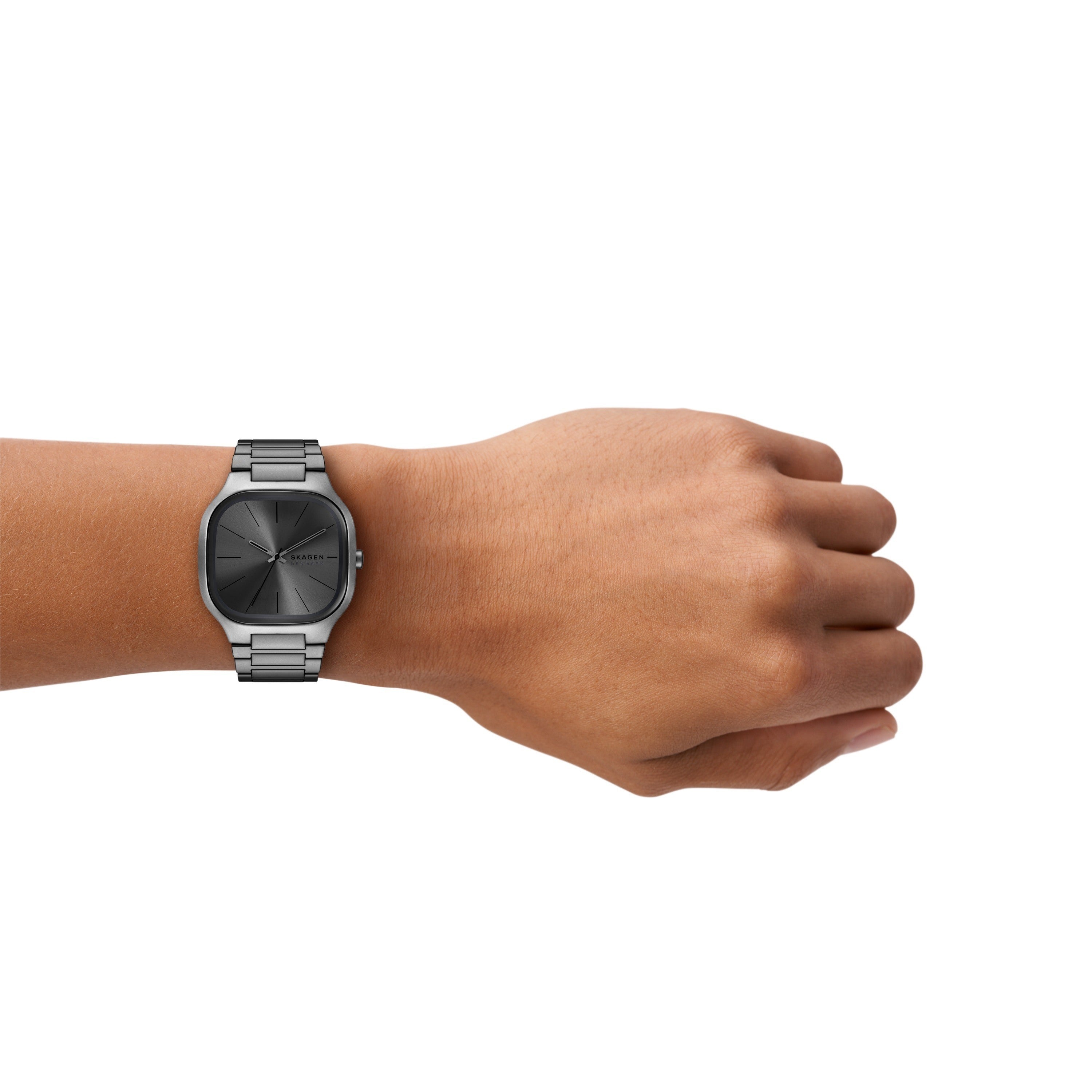 Skagen Mellem Three-Hand Gray Stainless Steel Watch SKW6936