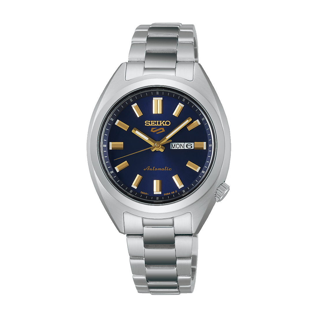 Seiko Automatic Blue Dial Sports Stainless Steel Women's Watch SRE021K