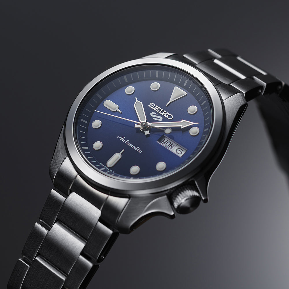 Seiko 5 Sports "DressKX" Blue Dial Field Watch SRPE53K