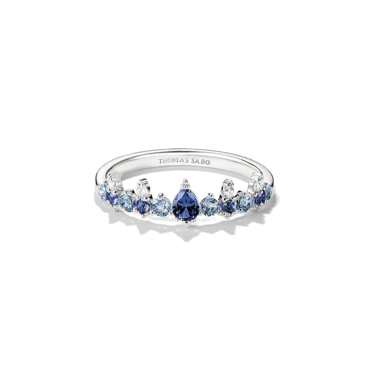 Thomas Sabo Ring with blue stones TR2552U52 view 4