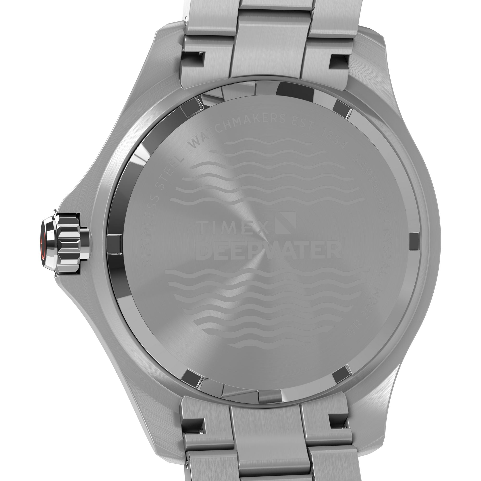 Timex Deepwater Meridian 200M Stainless Steel Strap Watch TW2W81900
