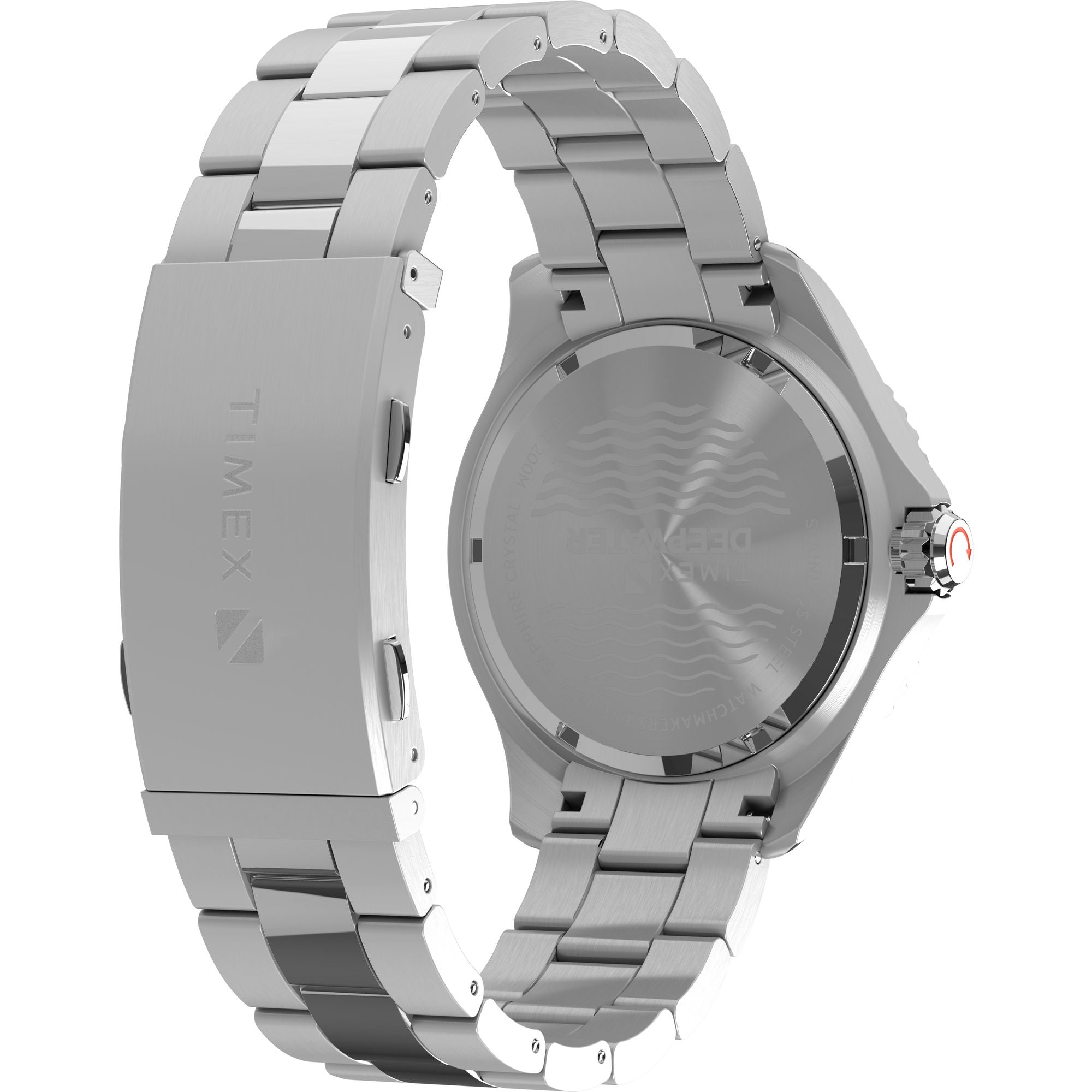 Timex Deepwater Meridian 200M Stainless Steel Strap Watch TW2W81900