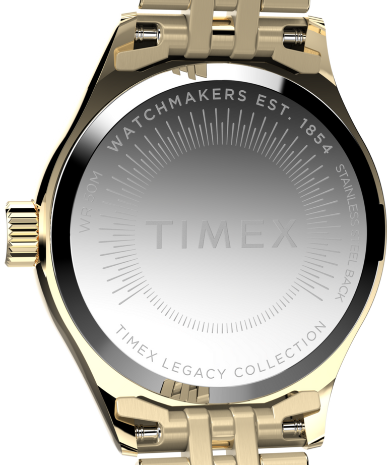 Timex Legacy Mini Gold Dial and Stainless Steel Quartz Watch TW2W91000