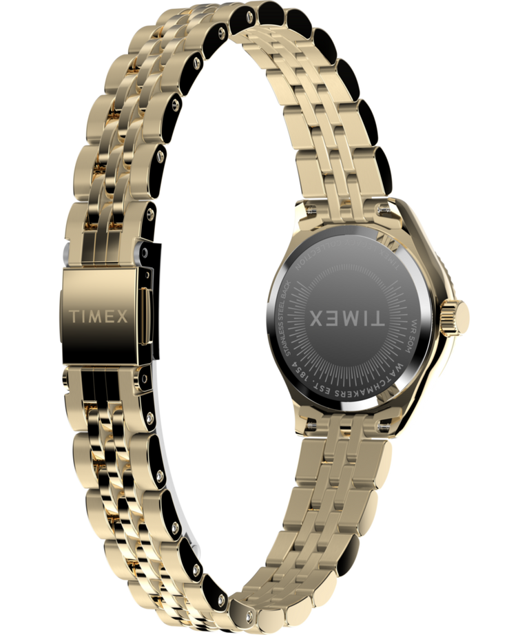 Timex Legacy Mini Gold Dial and Stainless Steel Quartz Watch TW2W91000