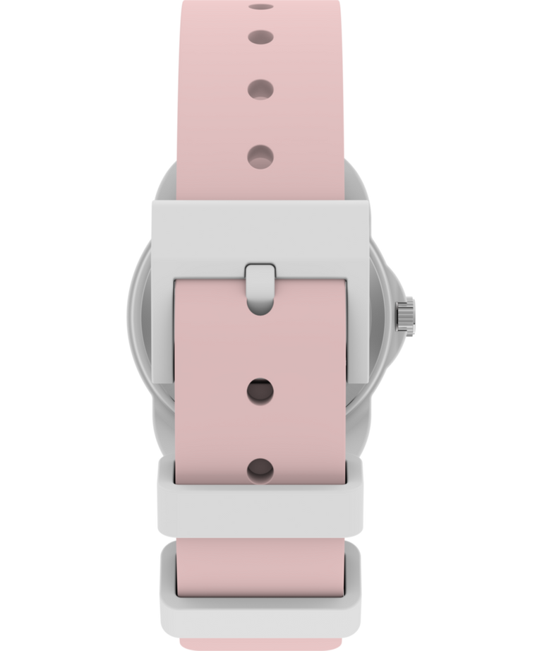 Timex Time Machines Pink and White Silicone Strap Kids Watch TW2W92000