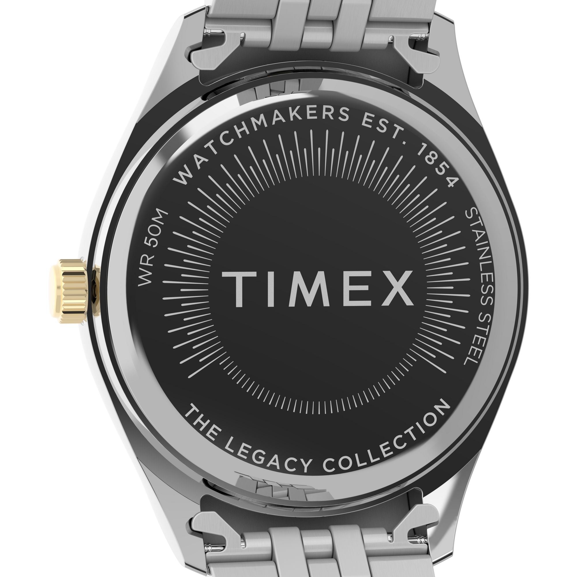 Timex Legacy 36mm Two-tone Case and Bracelet with Blue Dial TW2Y20200