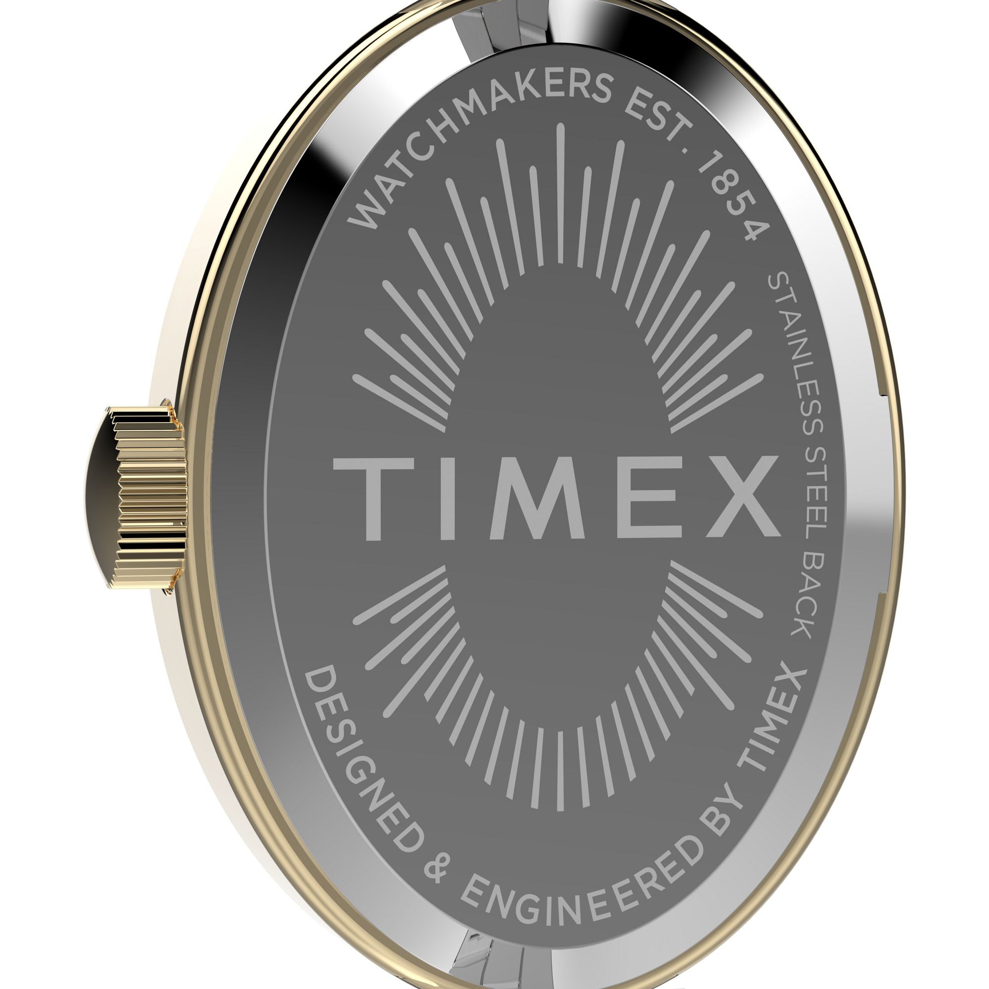 Timex Cavatina Two Toned Case White Dial Women's Watch TW2Y26800