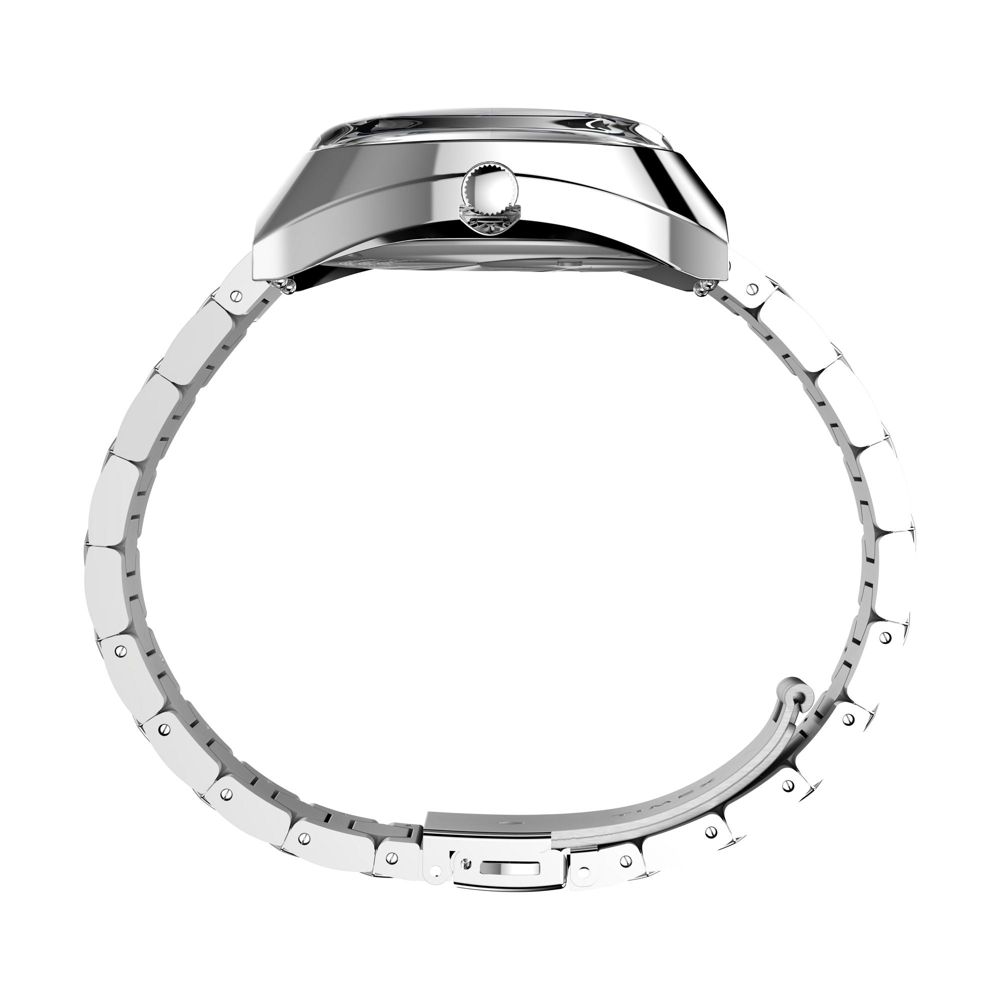 Timex Q 1972 Machine Reissue Stainless Steel Bracelet Watch TW2Y33100