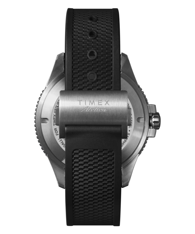 Timex Atelier Swiss Automatic Marine M1A Rubber Band Men's Watch TW2Y72600