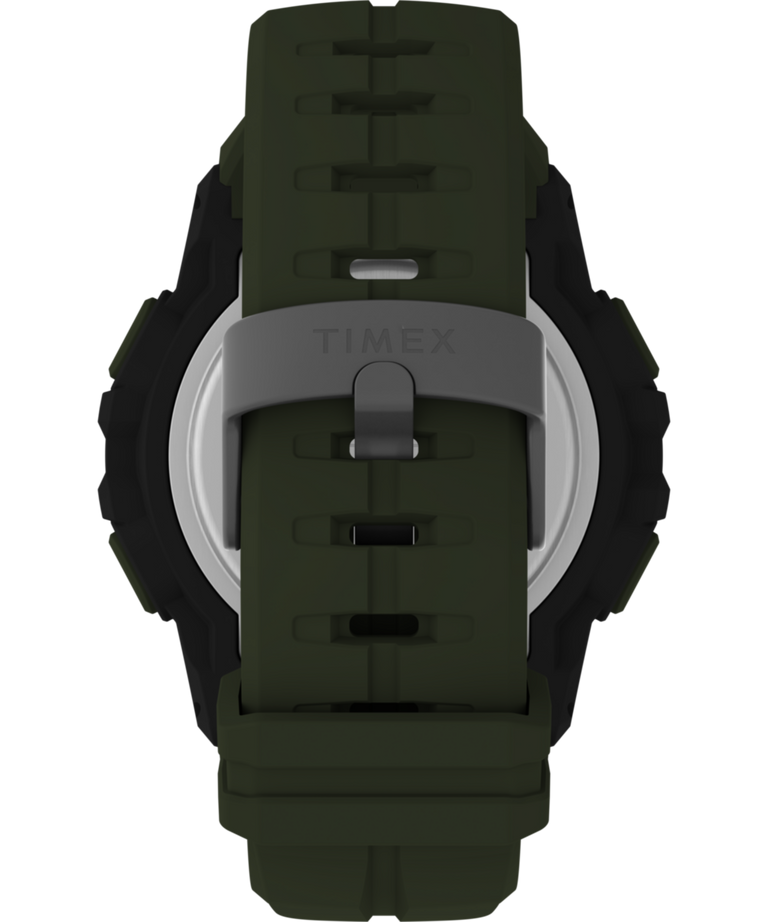 Timex UFC Rush 52mm PU Olive Green Strap Men's Watch TW5M59400