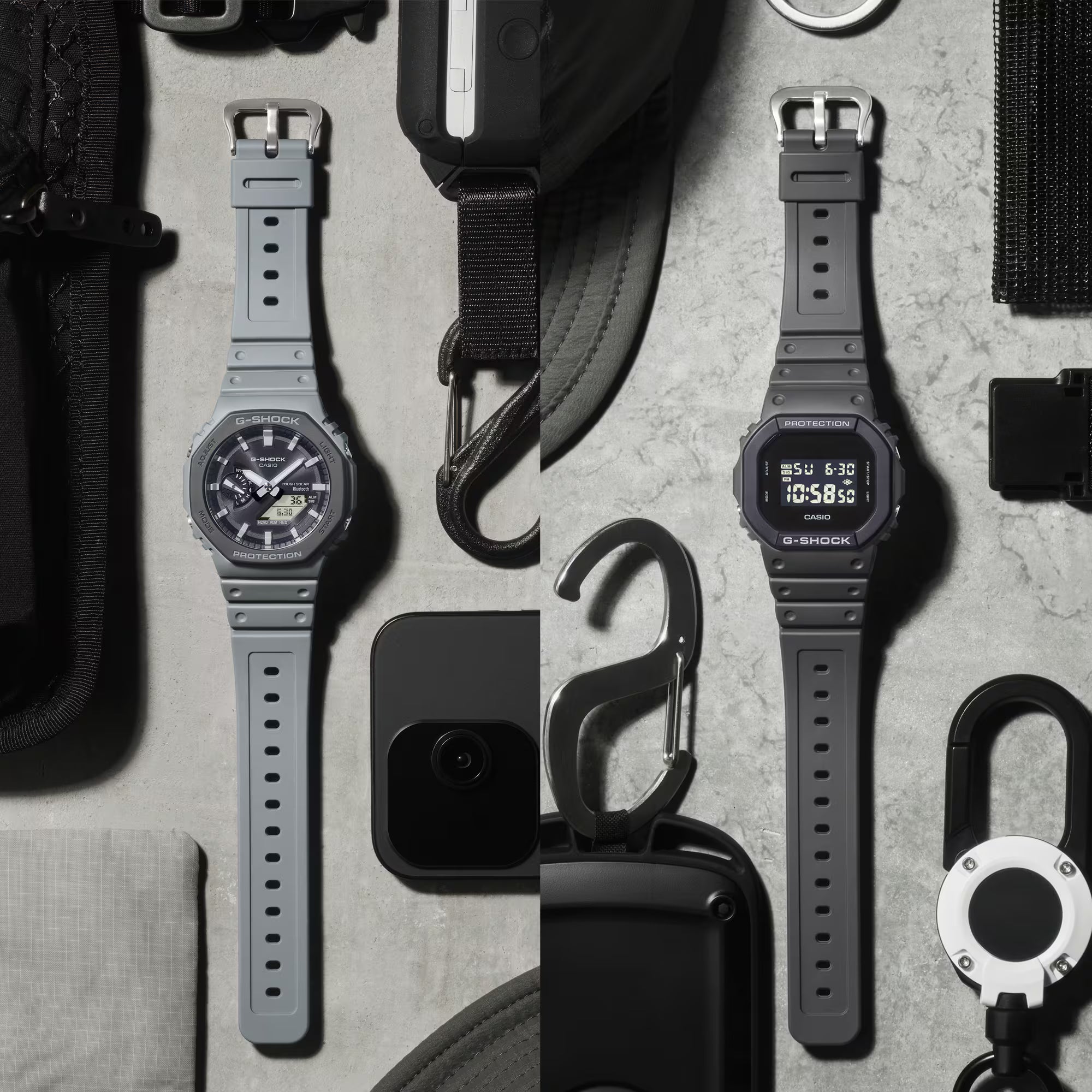 G-Shock Digital Urban Street Utility Grey Resin Band Watch DW5610UU-8D