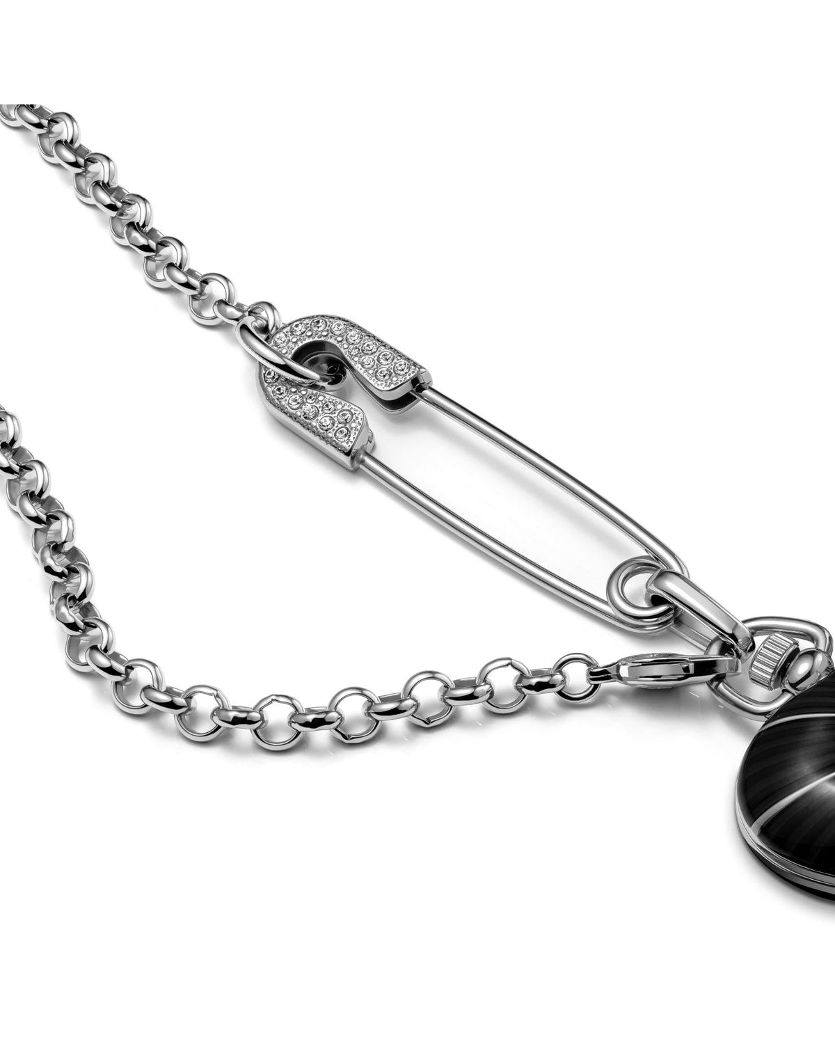Vivienne Westwood Heart Pendant 32mm Black Watch