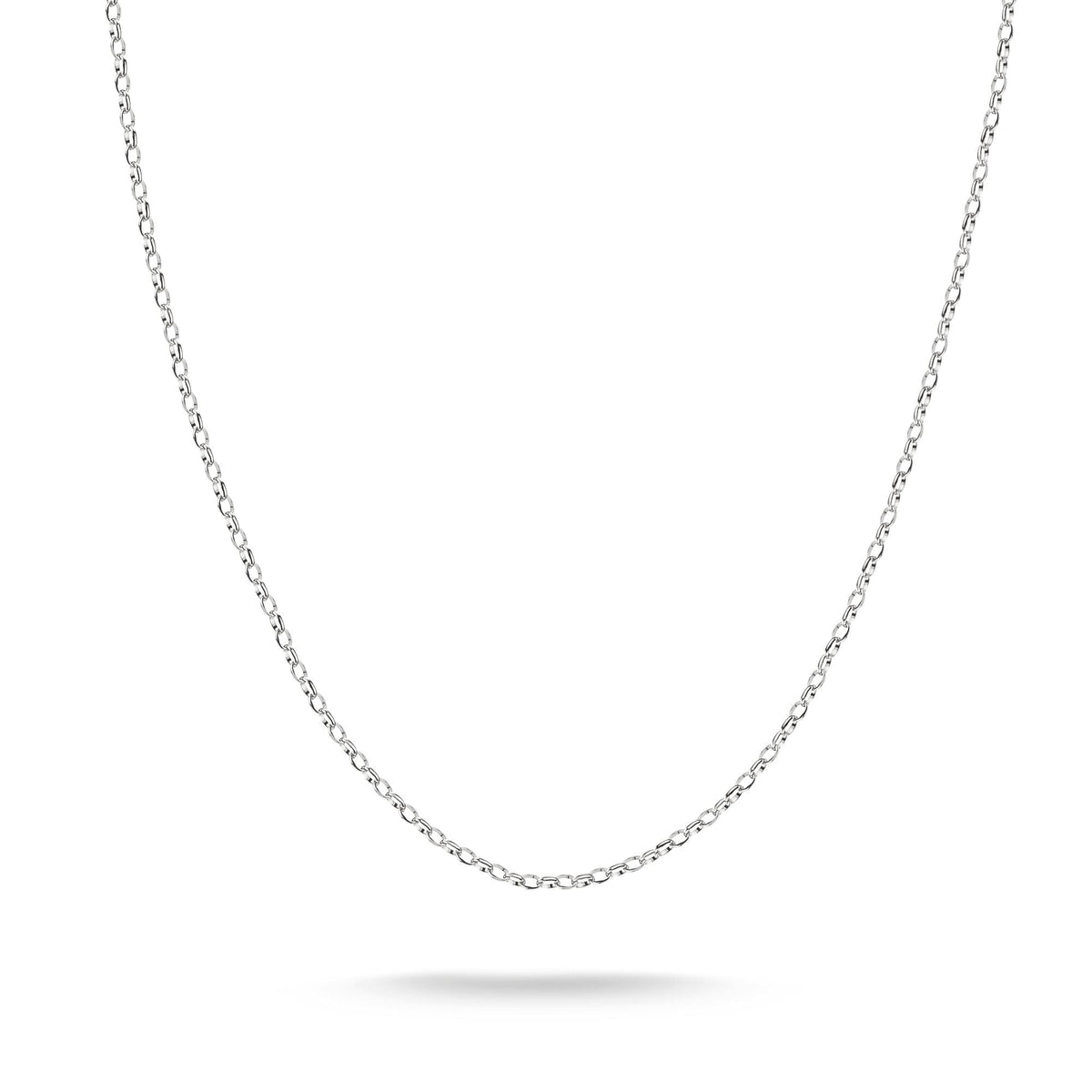 Thomas Sabo Silver-Plated Charm Club Anchor Chain Necklace CX0002M-45 front packshot
