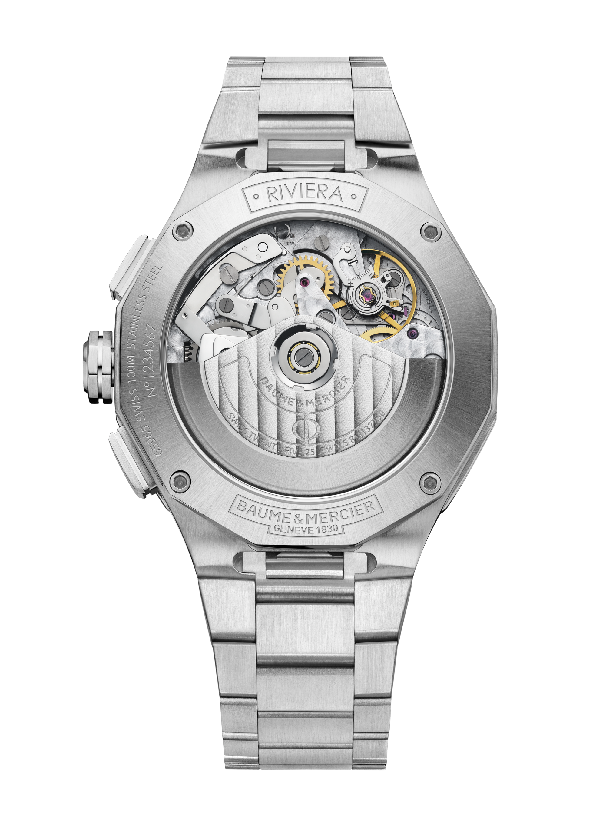 Baume Mercier Riviera 41mm Automatic Chronograph Black Dial Watch