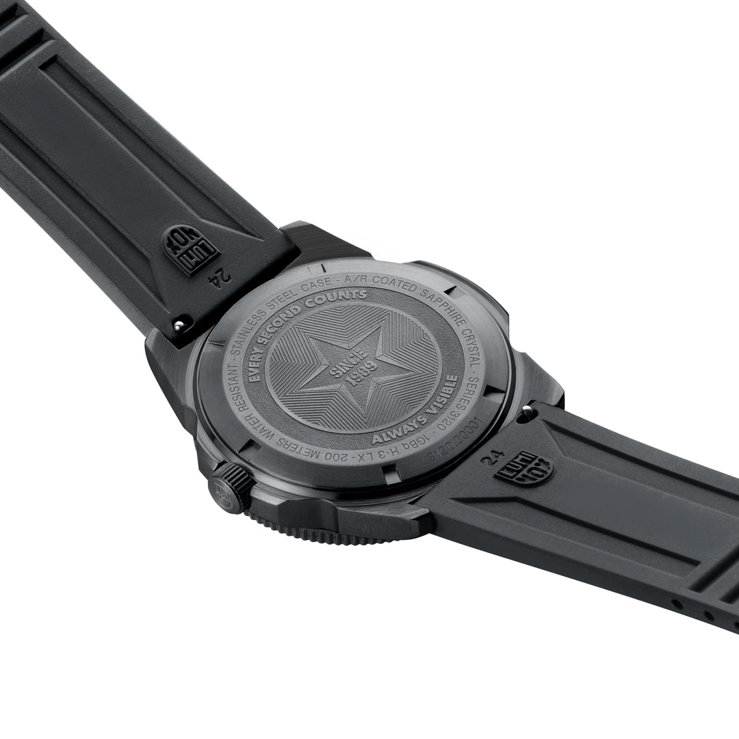 Luminox Pacific Diver Green Dial Black Steel 44mm Watch - XS.3137.B