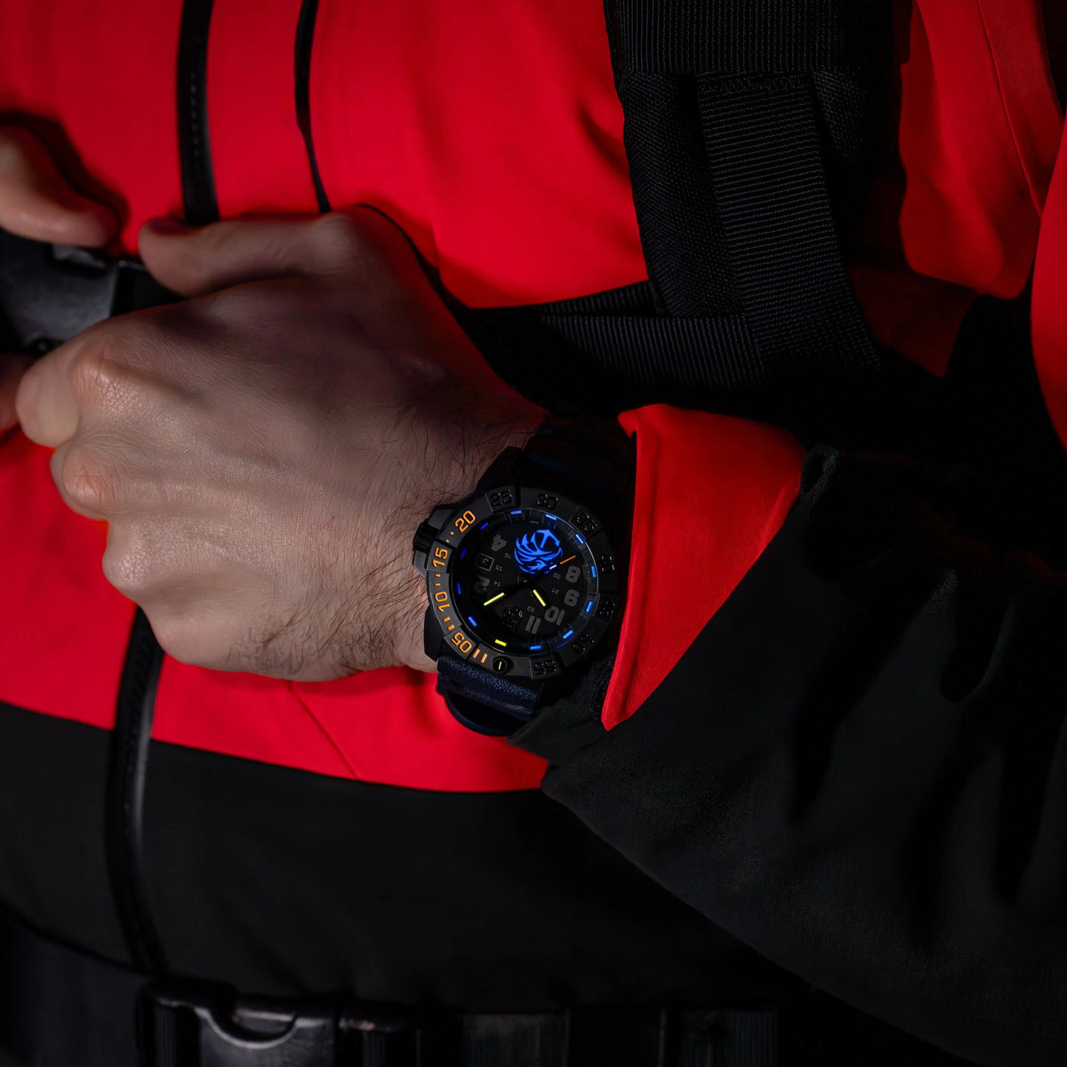 Luminox Navy SEAL Foundation The Guardian, 45mm military, diver's watch XS.3505.NSF.N