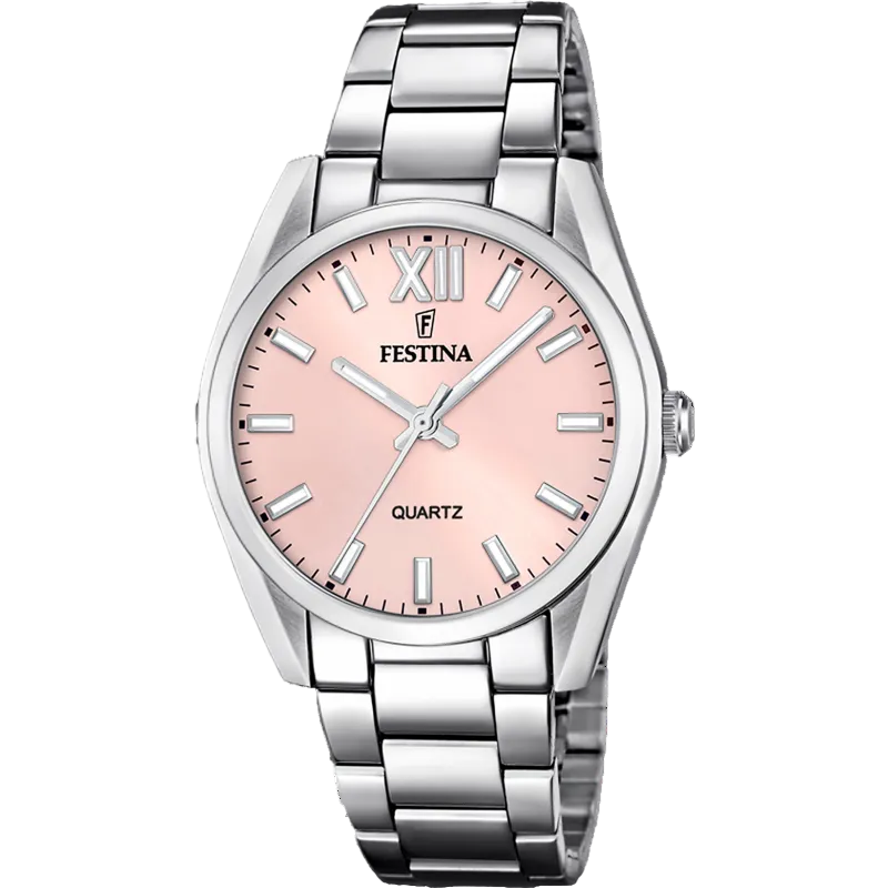 Festina Alegría Collection Pink Dial Stainless Steel Women's Watch F20622/2
