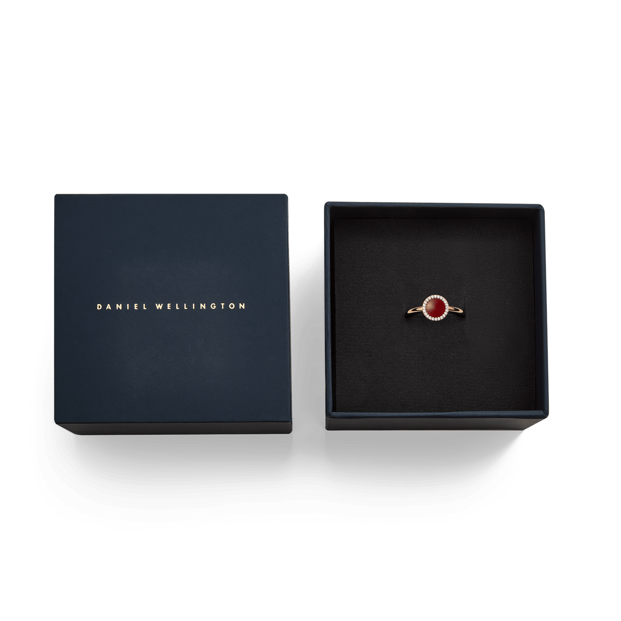 Daniel Wellington Audrey Red Agathe Rose Gold Ring