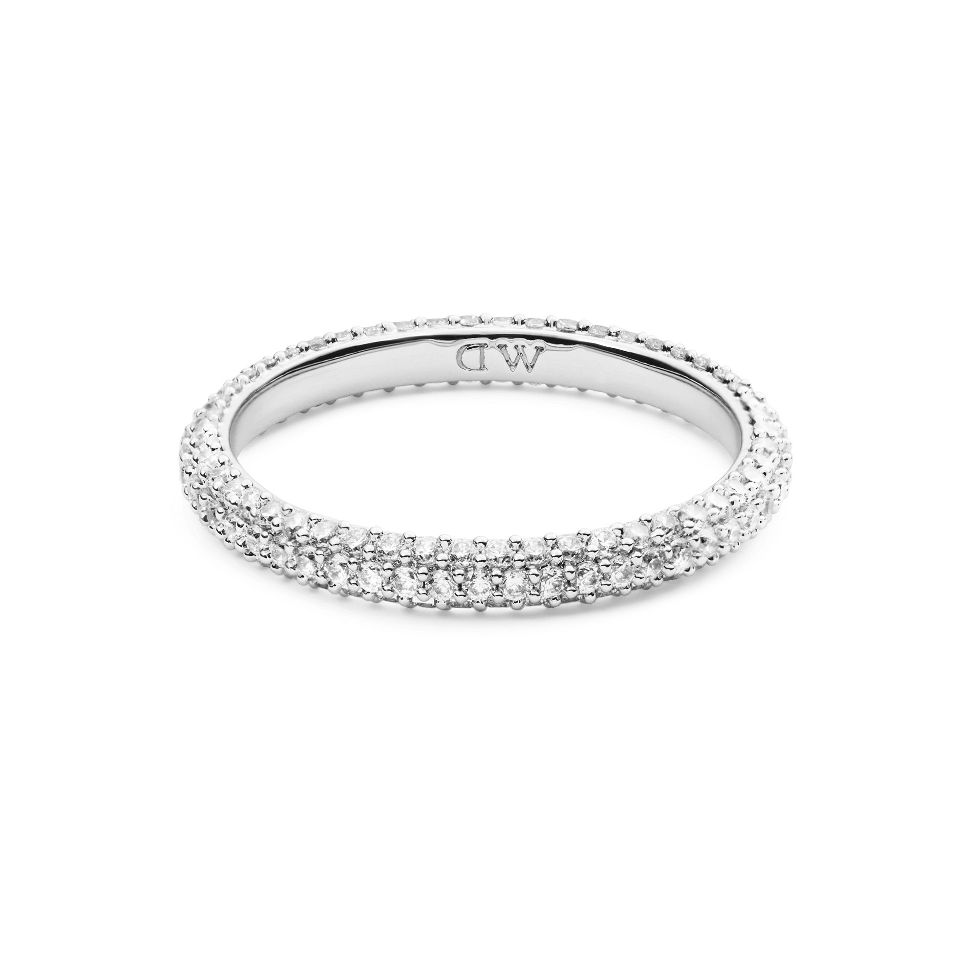Daniel Wellington Pave Ring Silver 3 mm