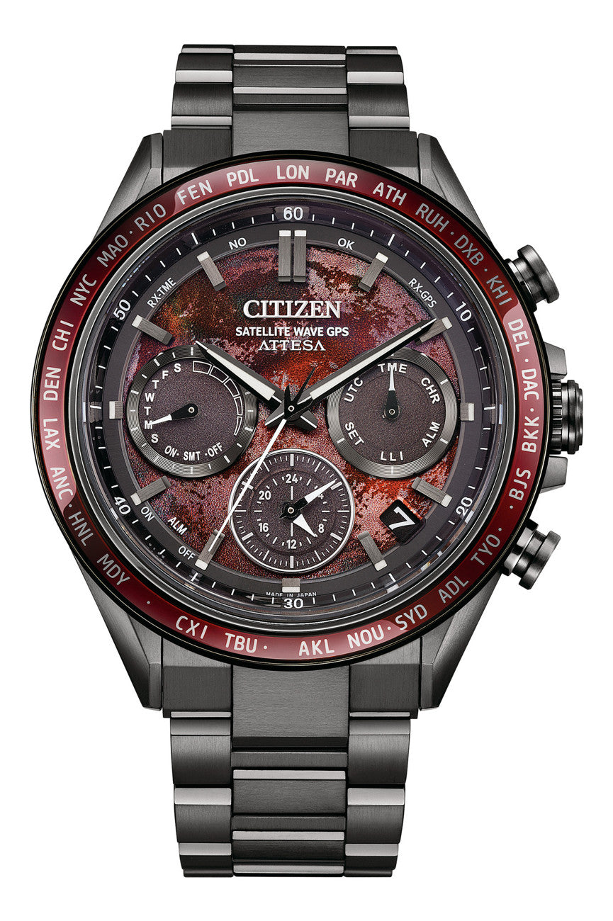 Citizen Attesa Satellite Wave GPS "Shades of Red" CC4077-71Z