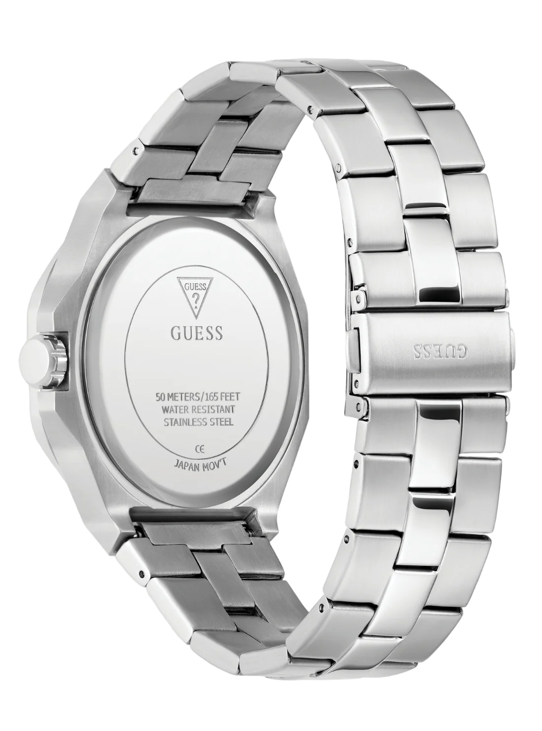 Guess Mens Blue Dial Stainless Steel Watch GW0849G1