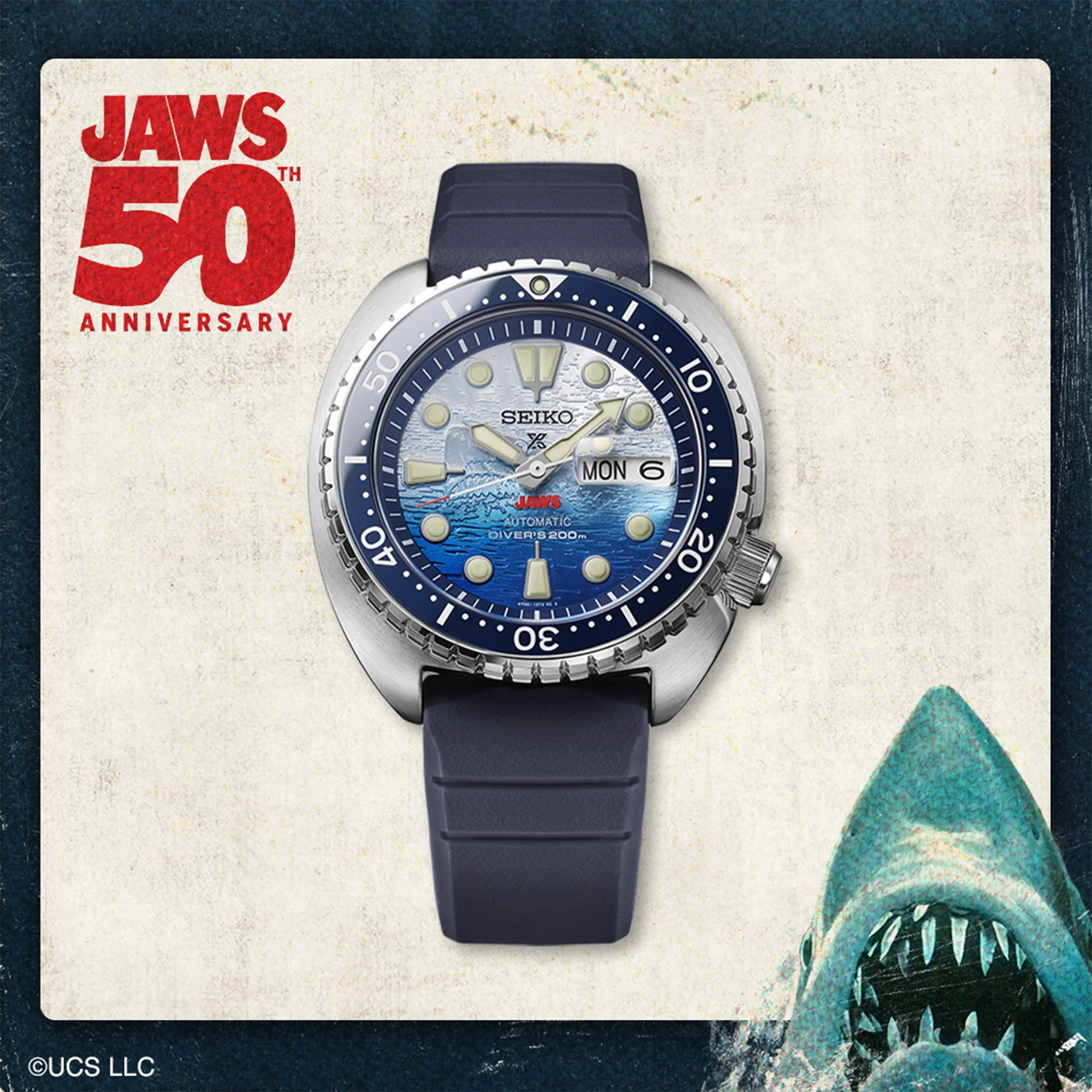 Seiko Prospex JAWS 50th Anniversary Limited Edition 5,000 pieces Men's Watch SRPL81K
