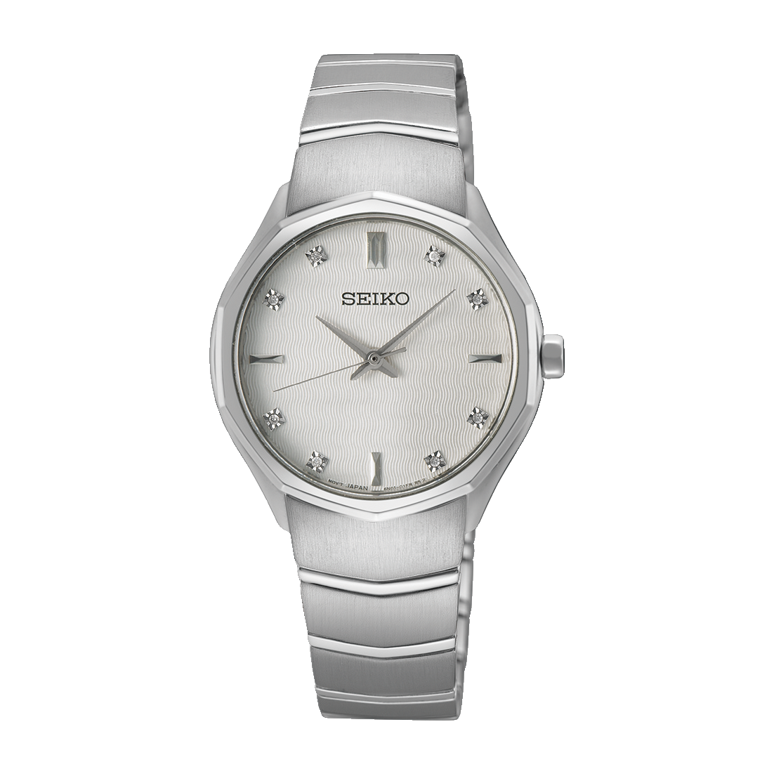 Seiko Silver Classic White Dial Watch SUR615P