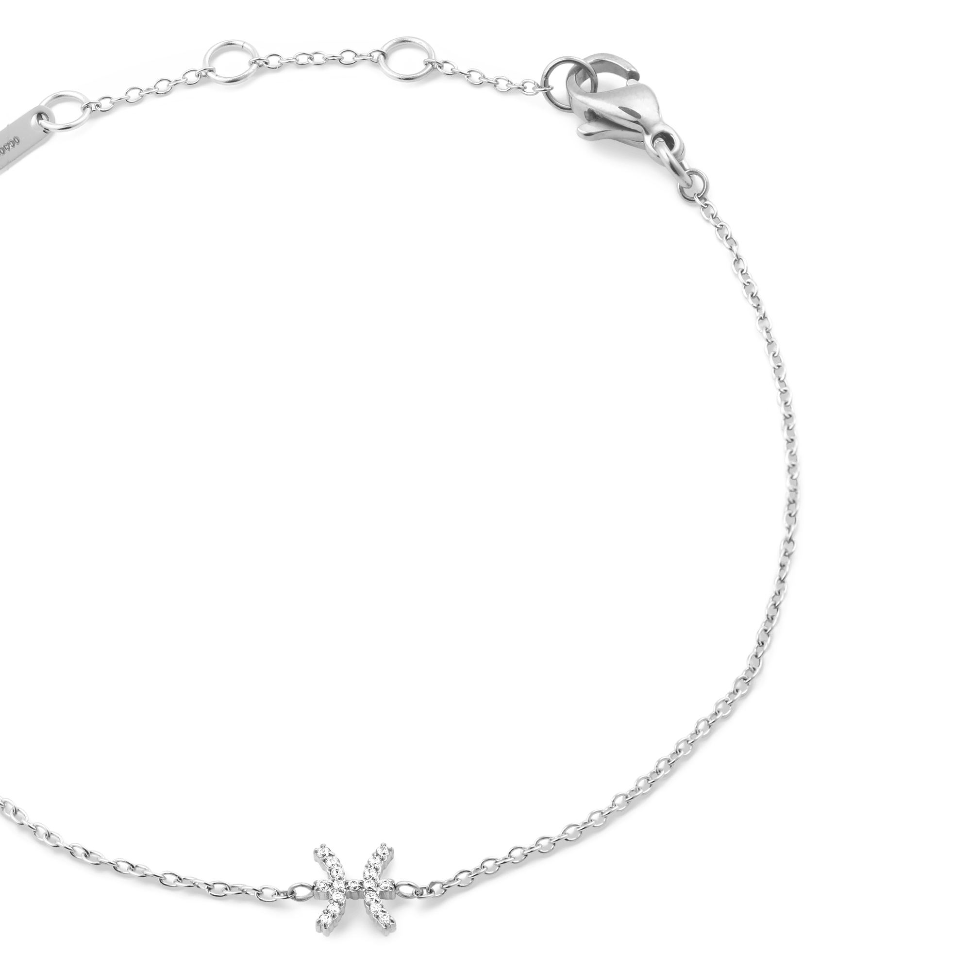 Daniel Wellington Crystal Zodiac Chain Bracelet Silver