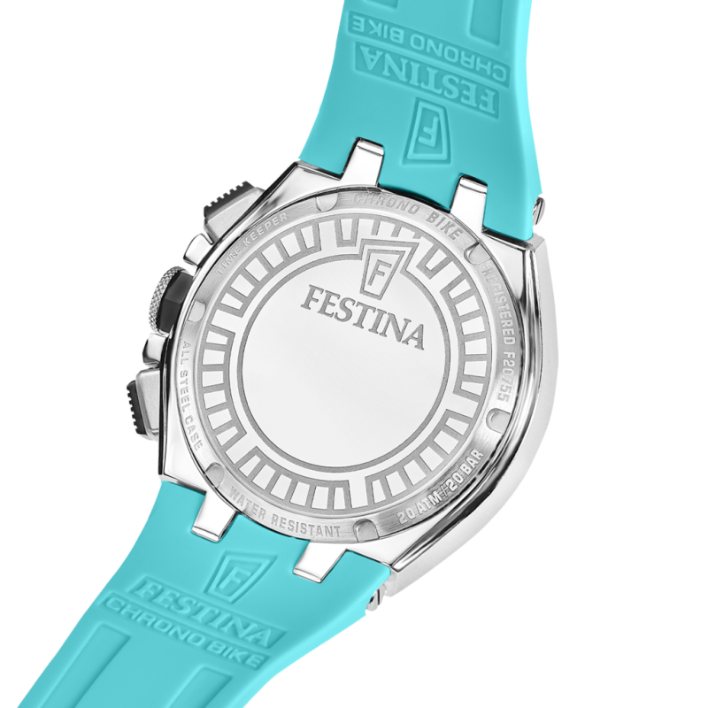 Festina ChronoBike Black Dial Blue Rubber Strap Men's Watch F20755/7