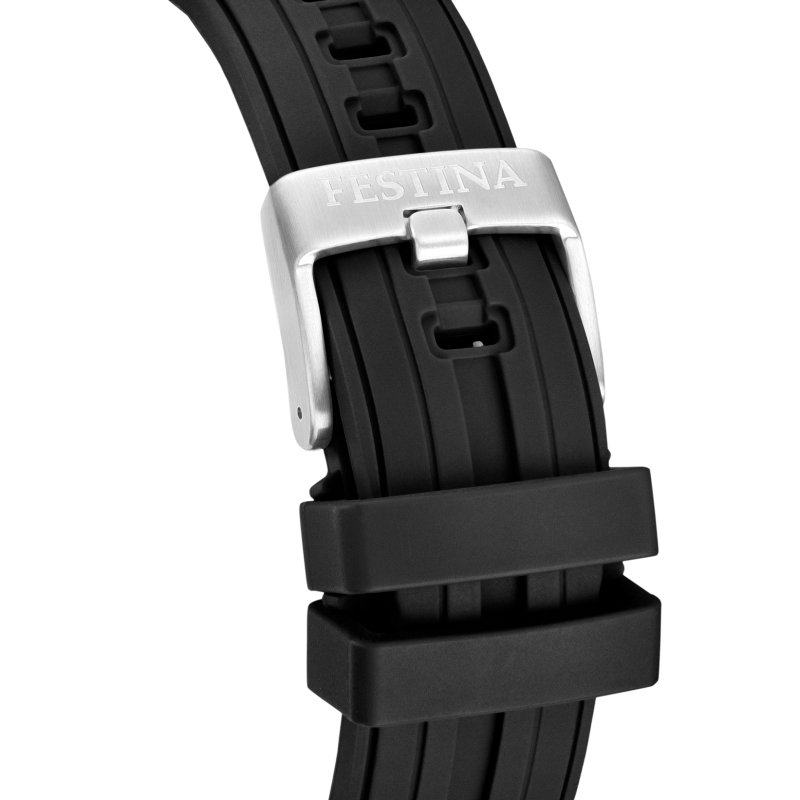 Festina Black Dial Black Rubber Strap Men's Watch F20763/2