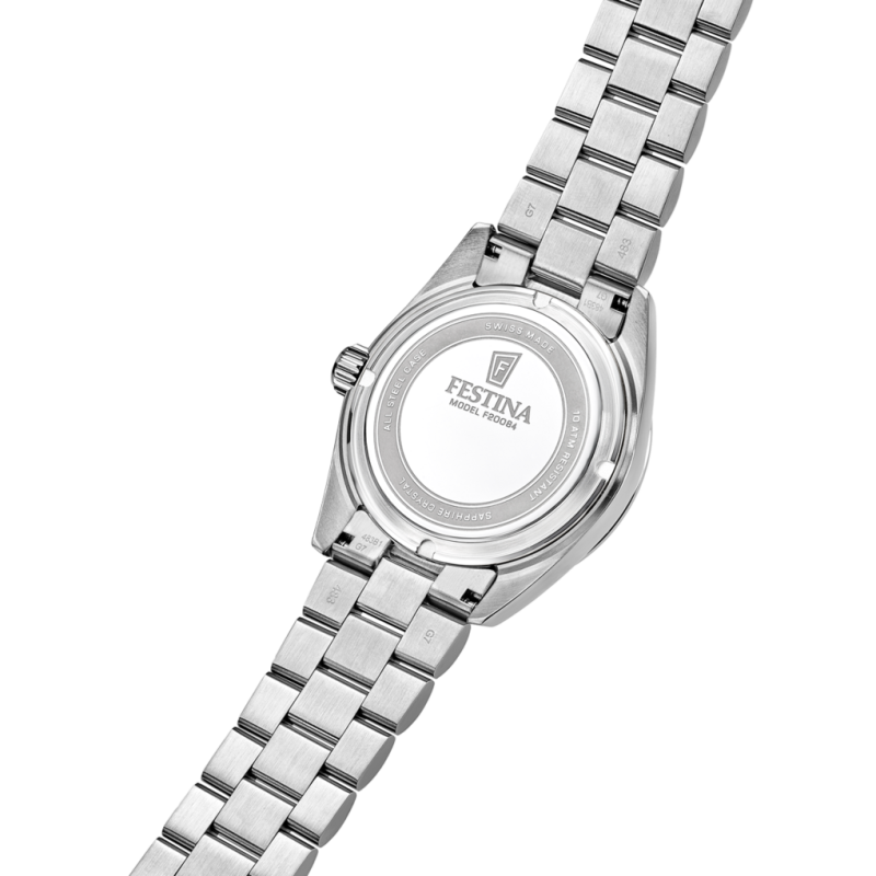 Festina Swiss Made Blue Dial Stainless Steel Men's Watch F20084/A