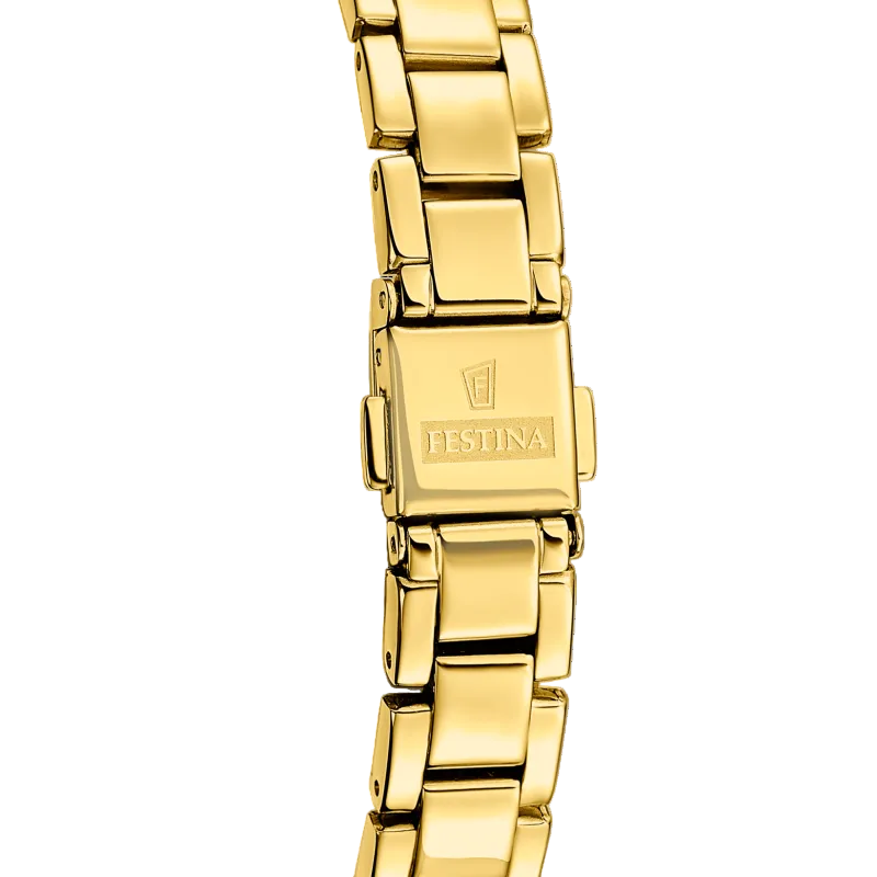 Festina Mademoiselle Gold Dial Stainless Steel Women's Watch F20786/2