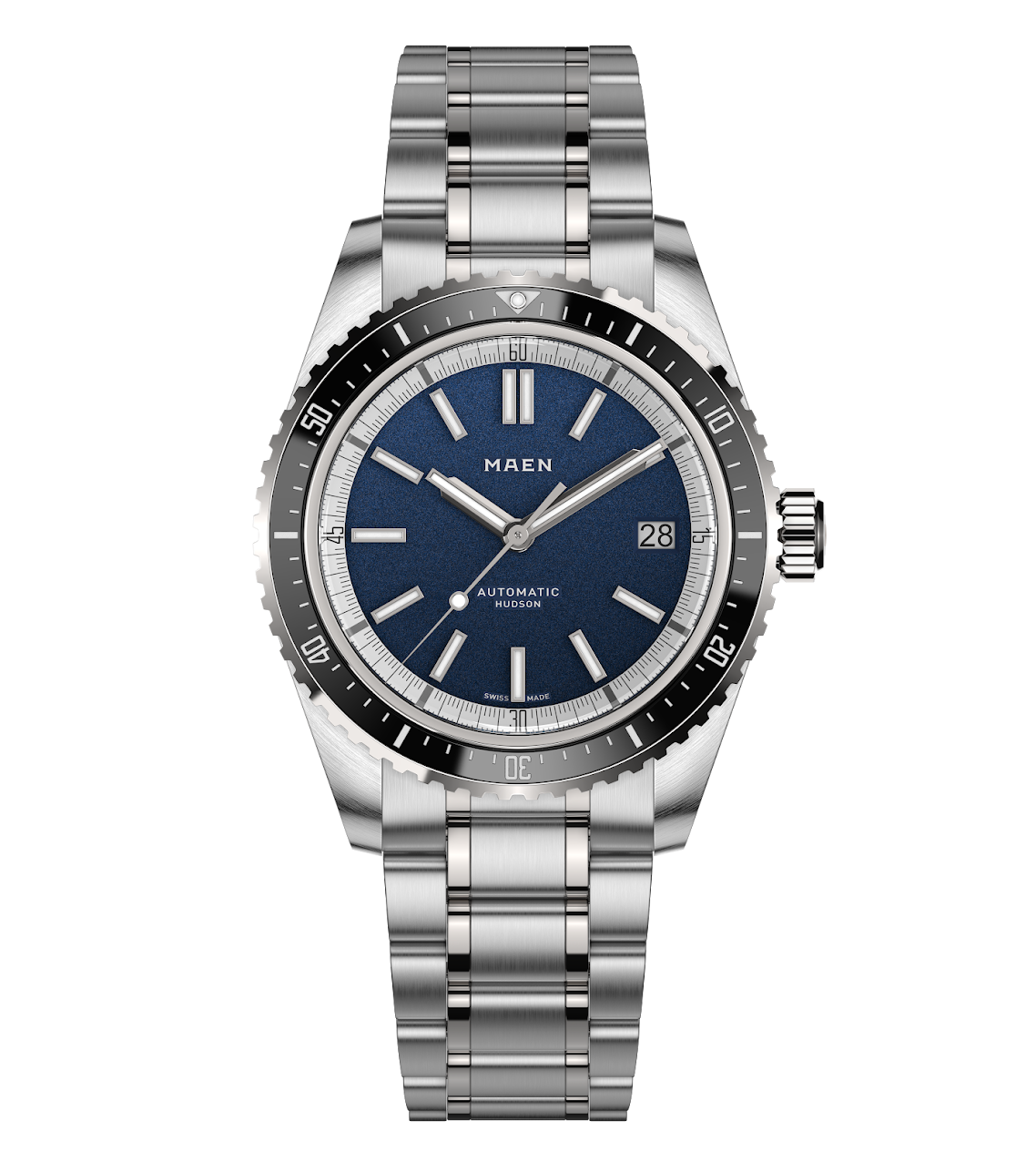 MAEN Hudson 38 MK5 Blue Dial Date Automatic Watch M1.1.6