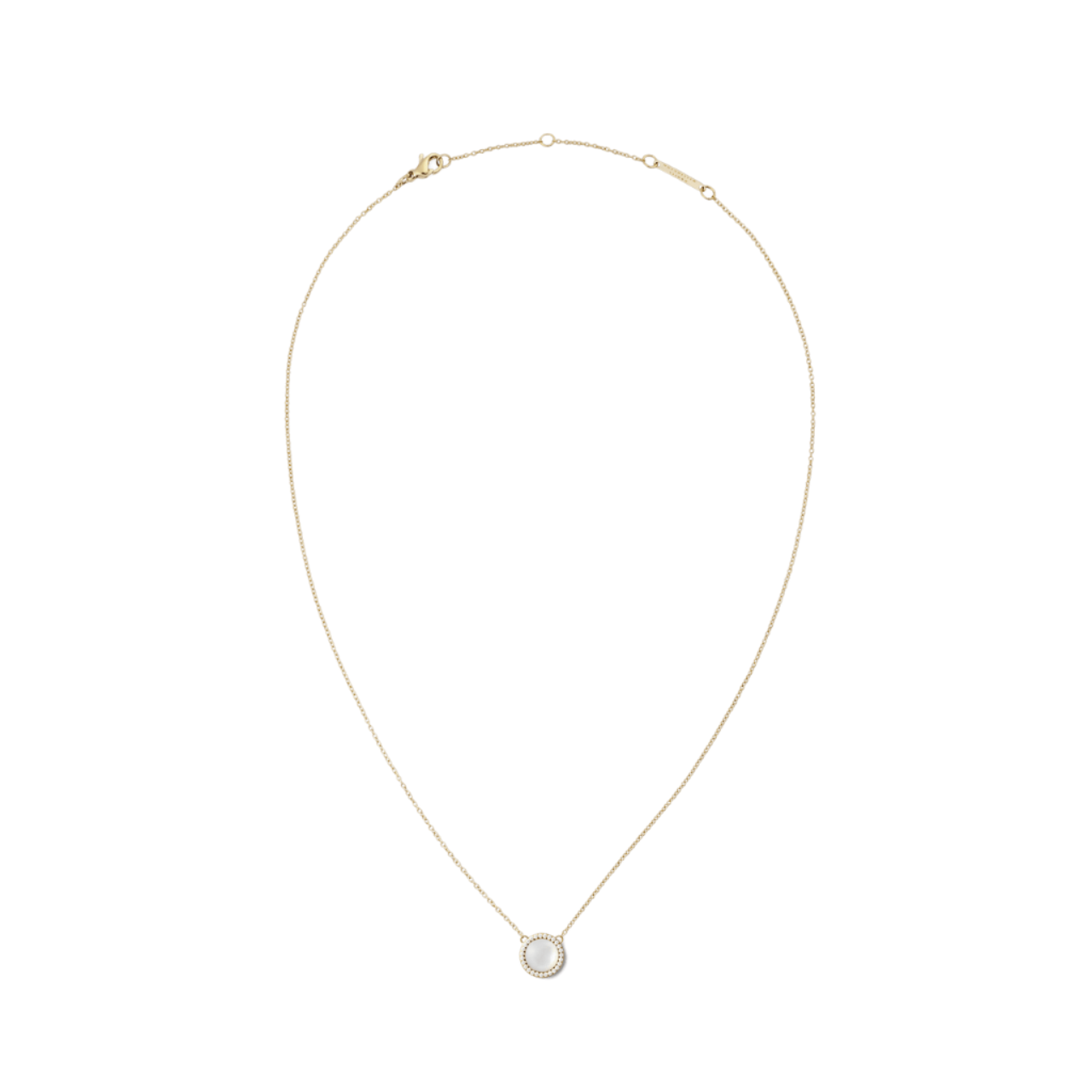 Daniel Wellington Audrey Mother of Pearl Gold Necklace DW00401441