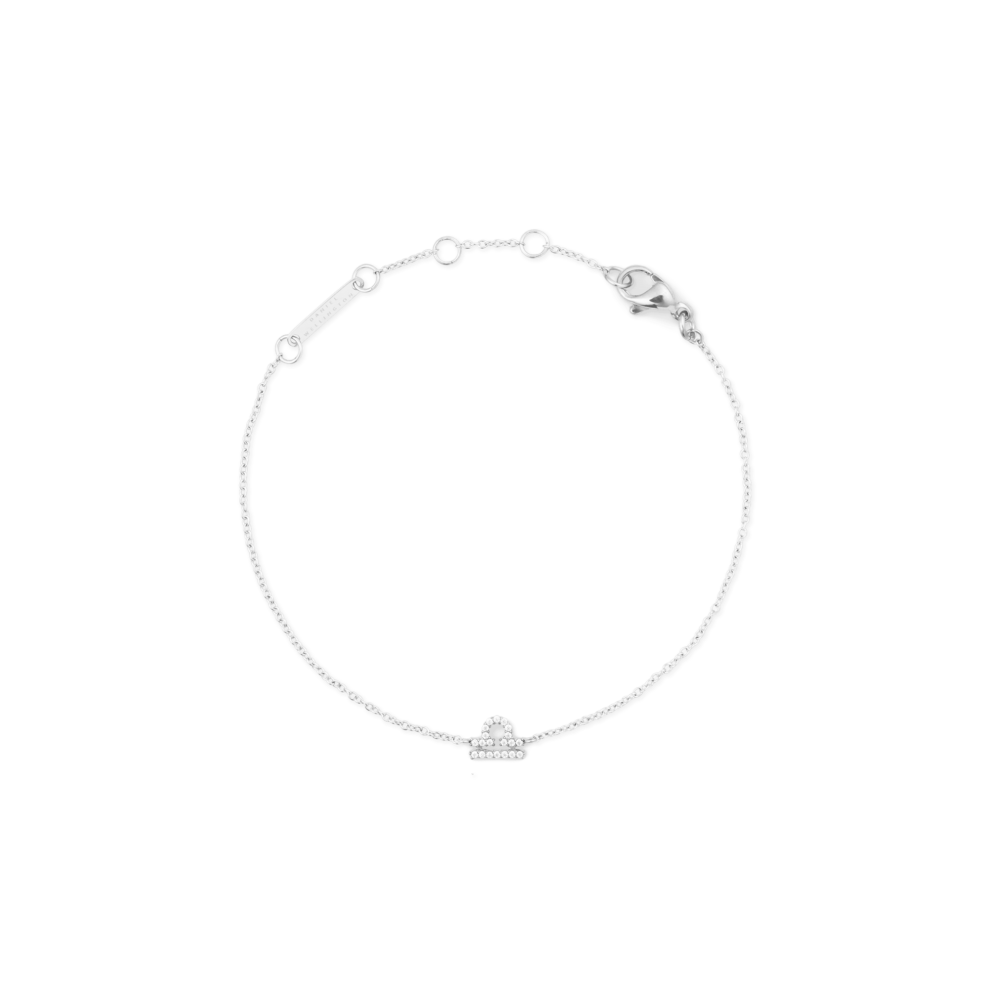 Daniel Wellington Crystal Zodiac Chain Bracelet Silver