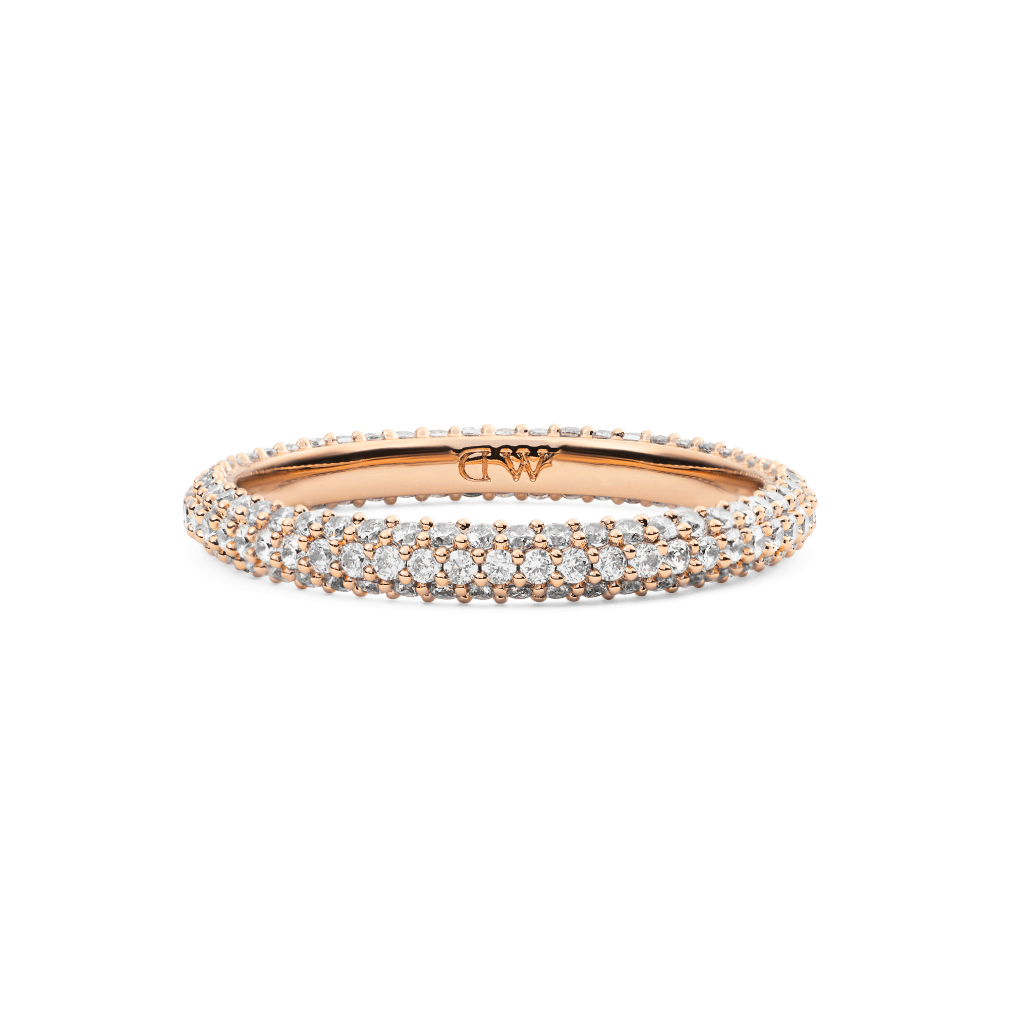Daniel Wellington Pave Ring Rose Gold 3 mm