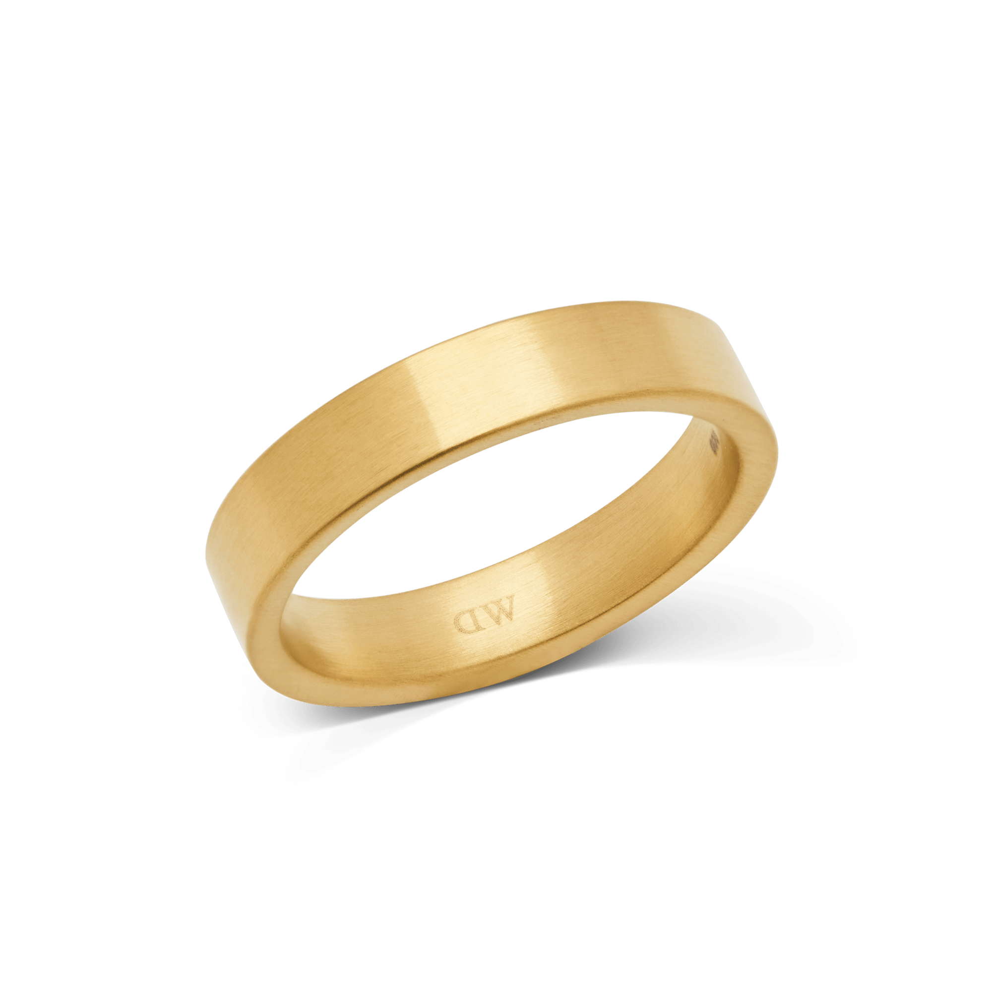 Daniel Wellington Line Ring Brushed Gold 4.5mm