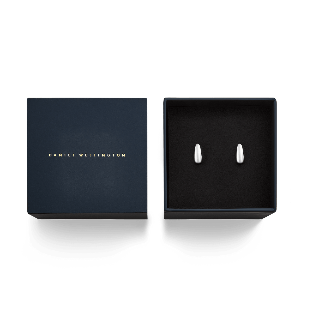 Daniel Wellington Flow Earring 15mm Silver DW00402074 in recycled stainless steel