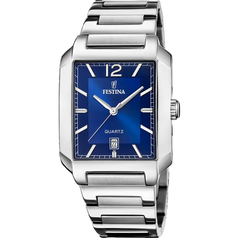 Festina Blue Dial Stainless Steel Men's Watch F20677/3